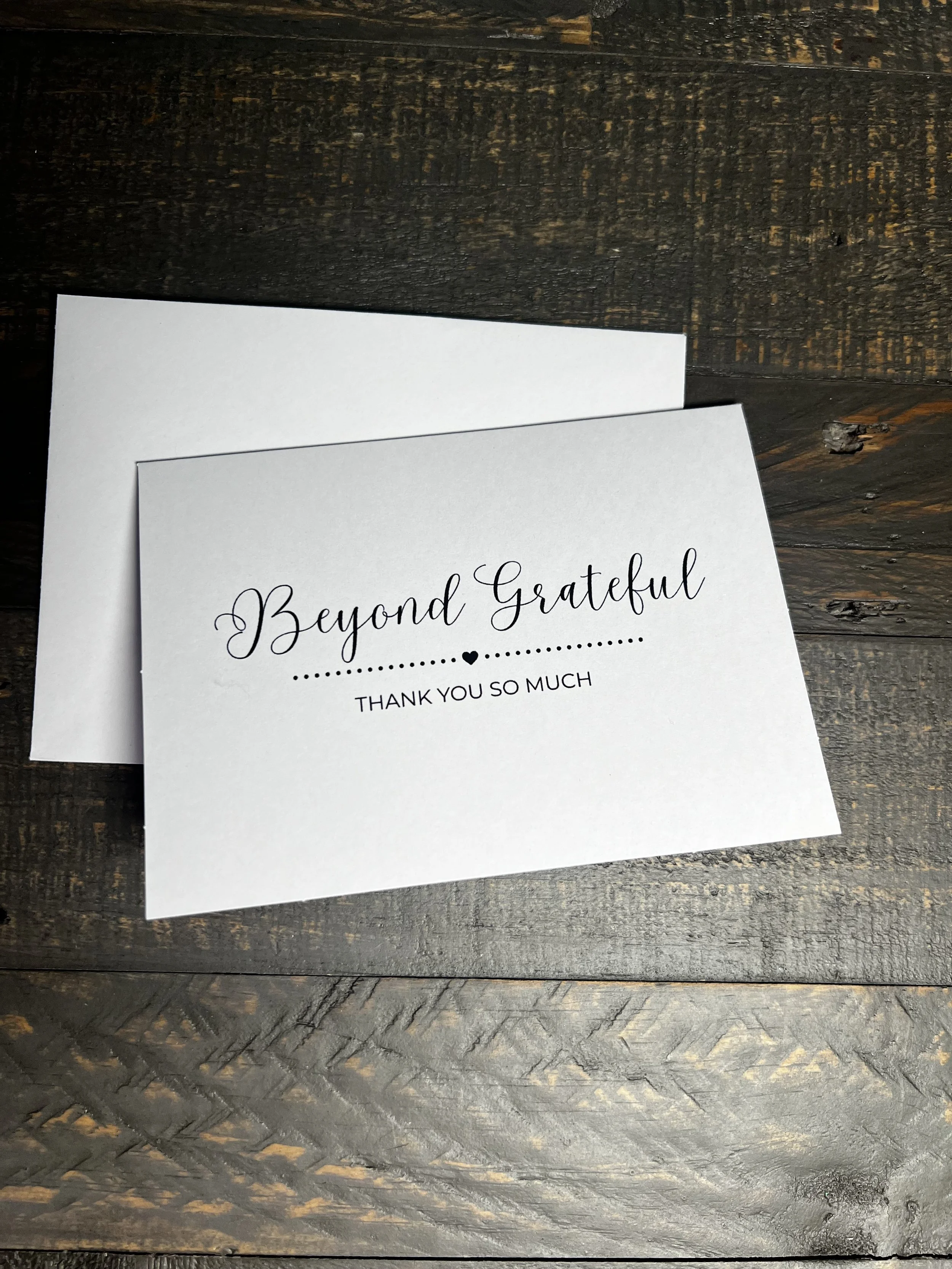 Vintage-Inspired Matching Thank You Cards | Set of 10