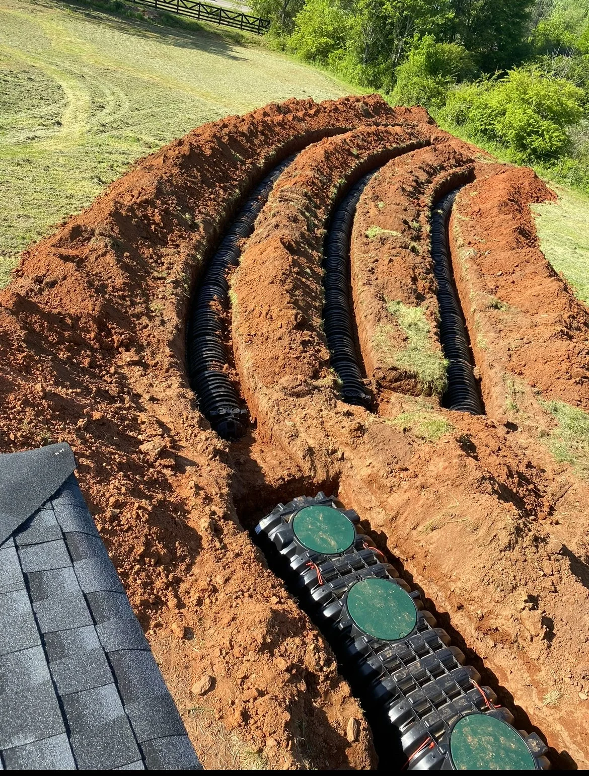 Septic installation by Stanley Contracting