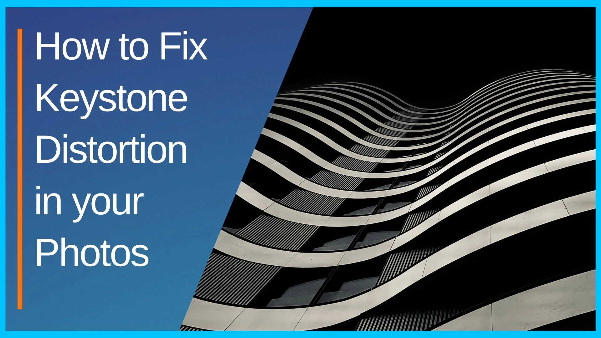 Keystone distortion — straighten up your smartphone shots