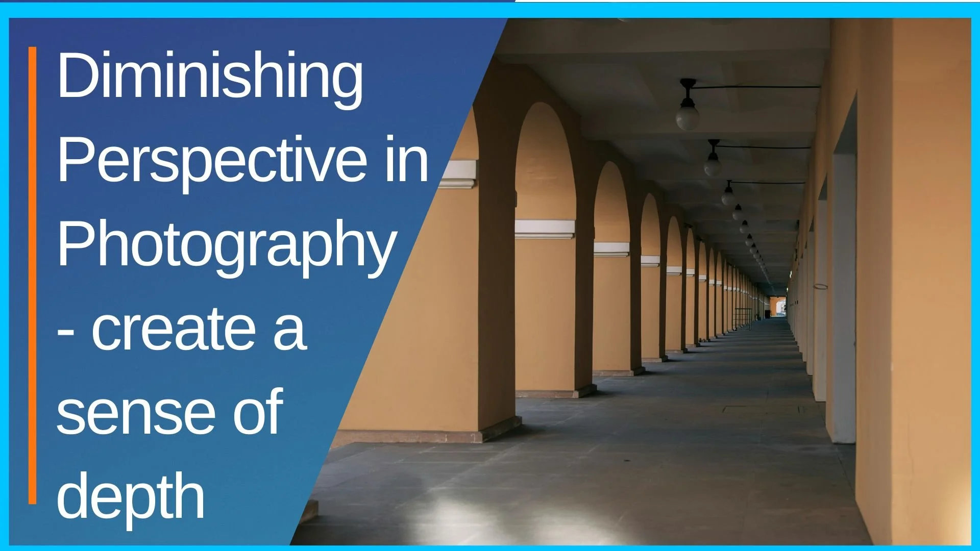 Diminishing perspective — use depth to guide the eye