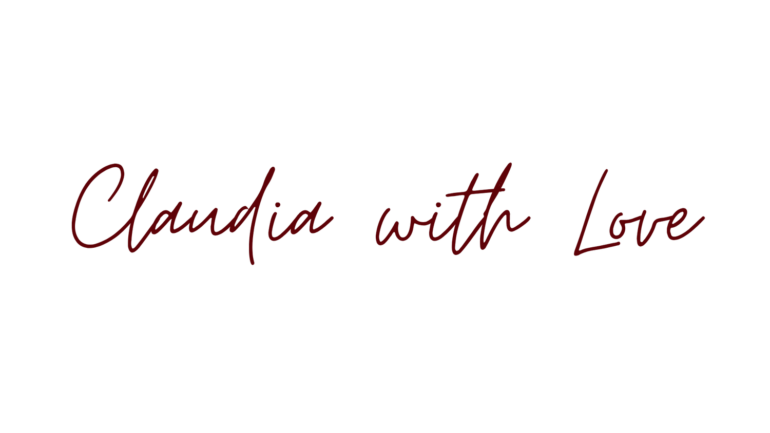 Claudia with Love