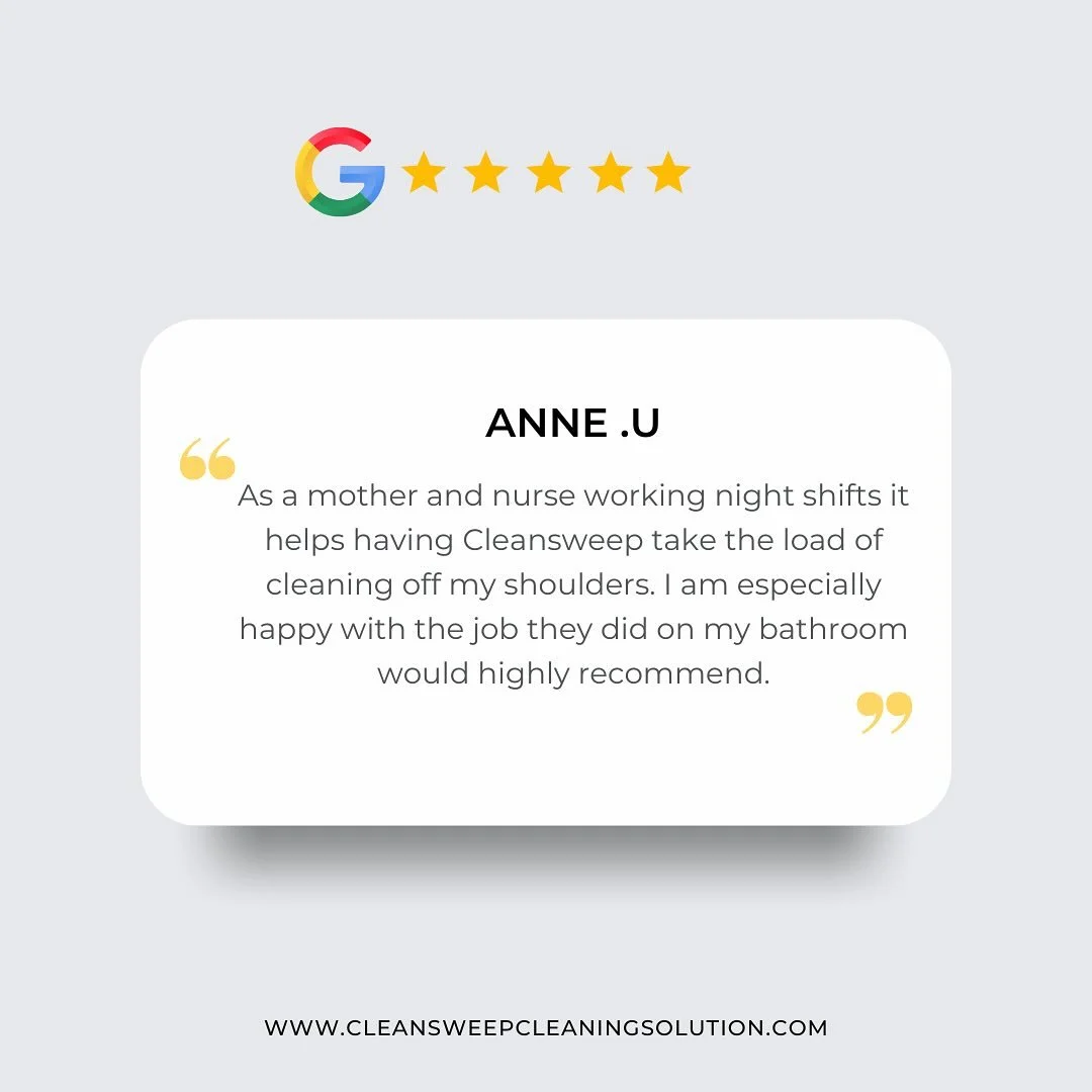 A lovely review from a lovely client 💙✨

#cleansweepcleaningsolutions #cleansweepcleaningsolutionsadelaide #housecleaningservice #housecleaning #housecleaningadelaide #clean #cleaning #review