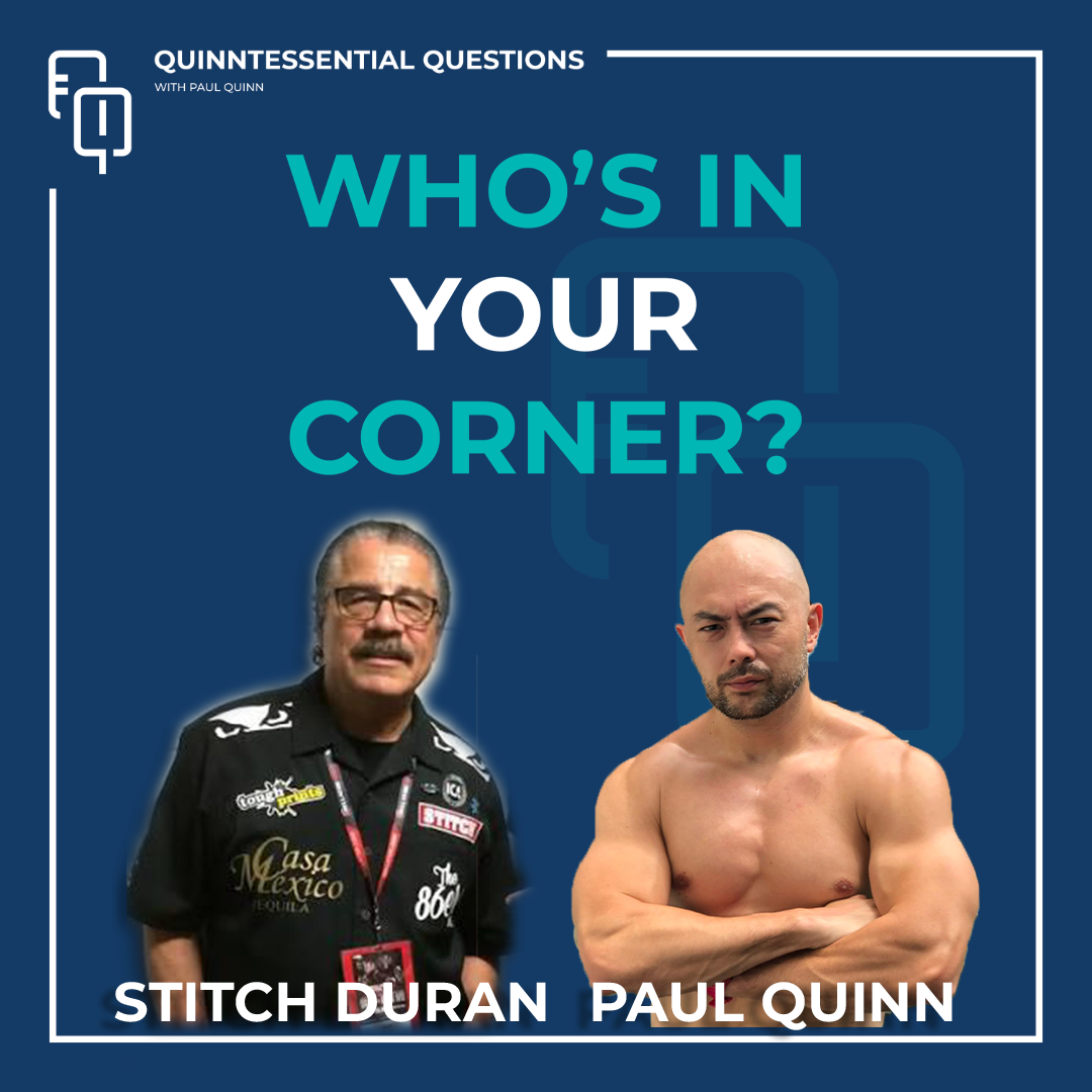       
  
     #62. Quinntessential Questions with Stitch Duran: Stitch Duran's Story to becoming the No.1 Cutman in Boxing and MMA   

   .fe-block-7900f755fc3425a8acc0 {mix-blend-mode: ;
    } 
       &nbsp;         
 
      &nbsp;         
  
    