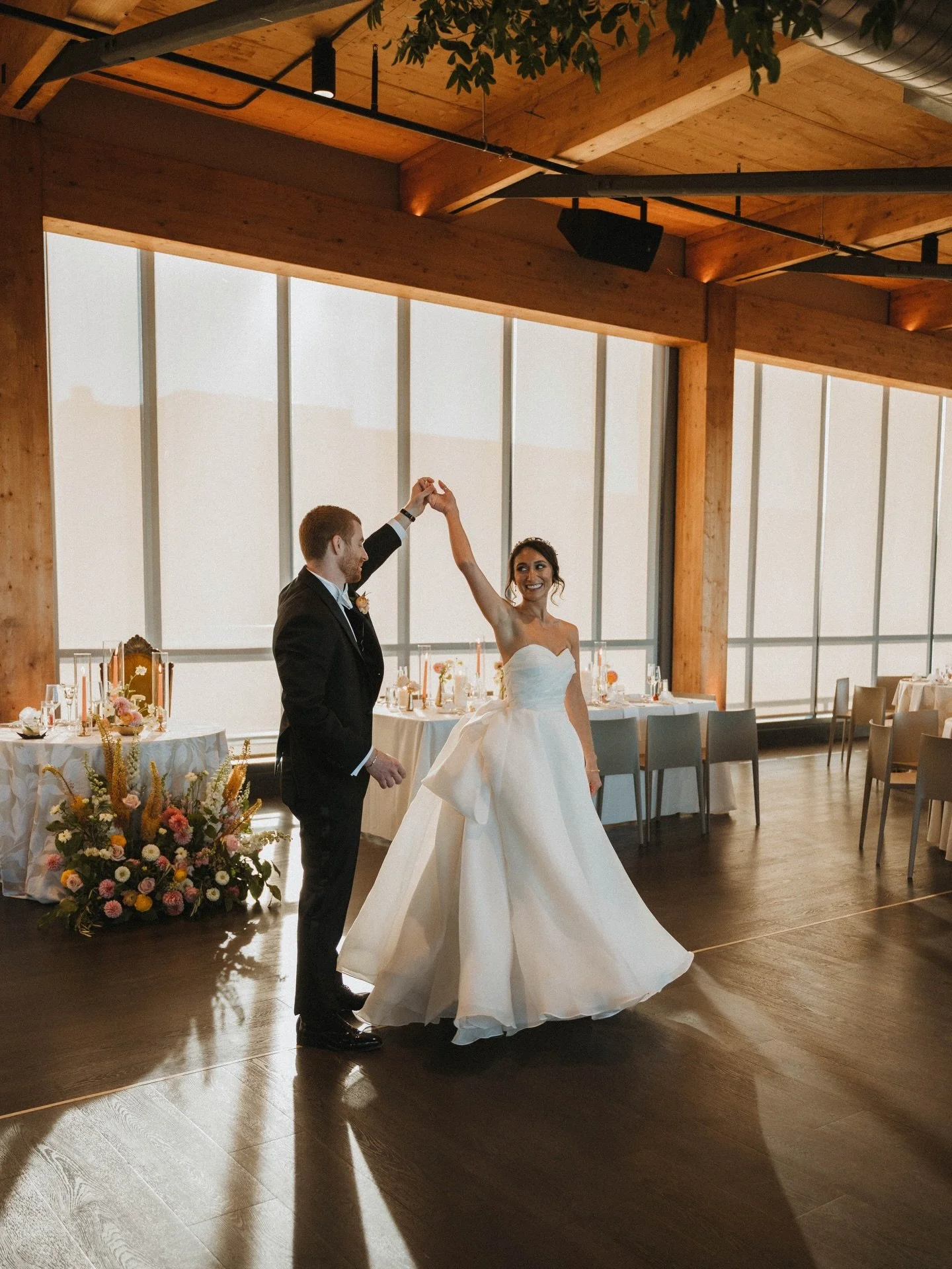 Their wedding feels like it happened yesterday and I am still thinking about that sunset ✨

Downtown Cleveland showed off for this one. Rooftop portraits at Truss, the most joyful ceremony, and the kind of reception where everyone is on the dance flo