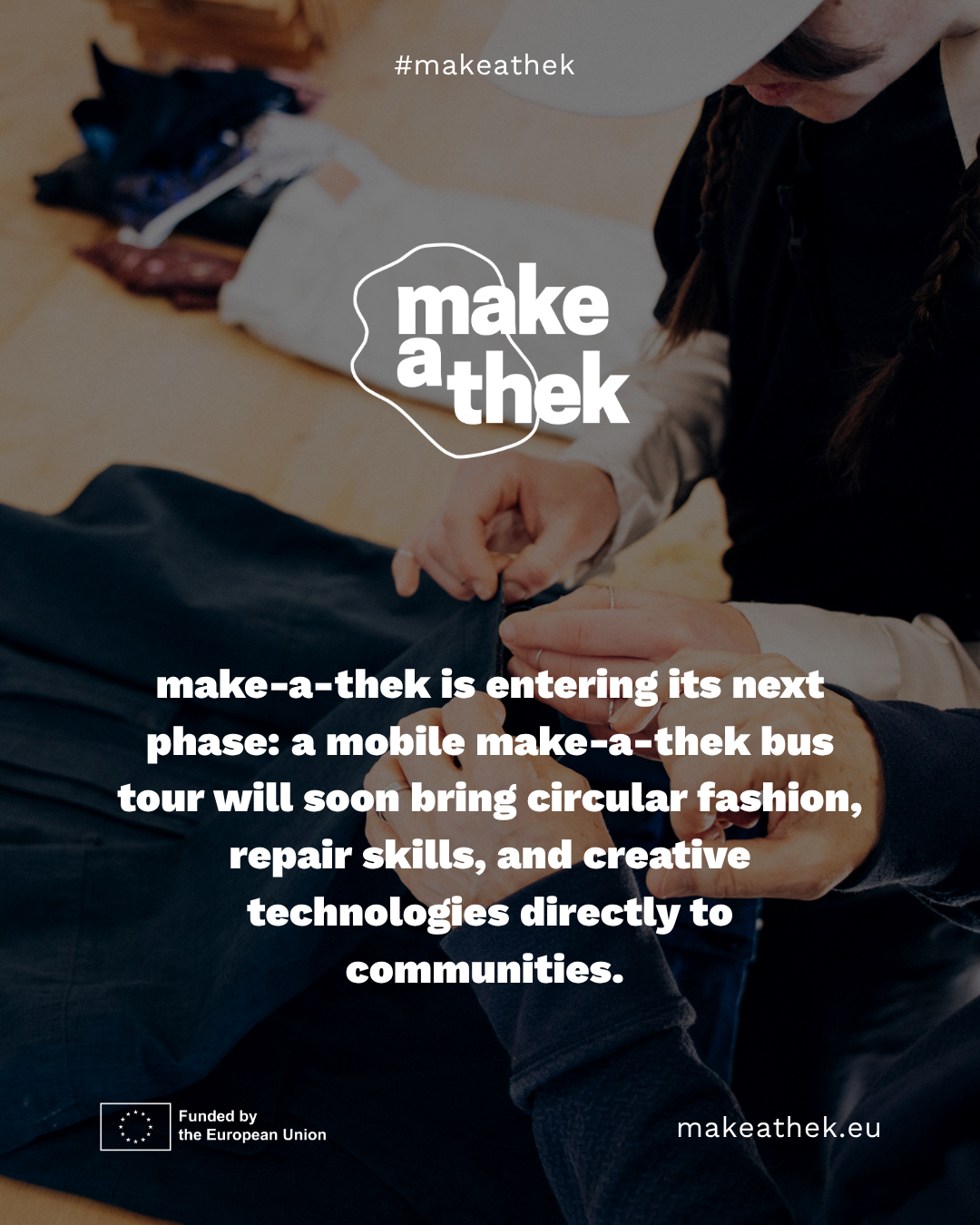 make-a-thek Bus Brings Circular Making to European Communities