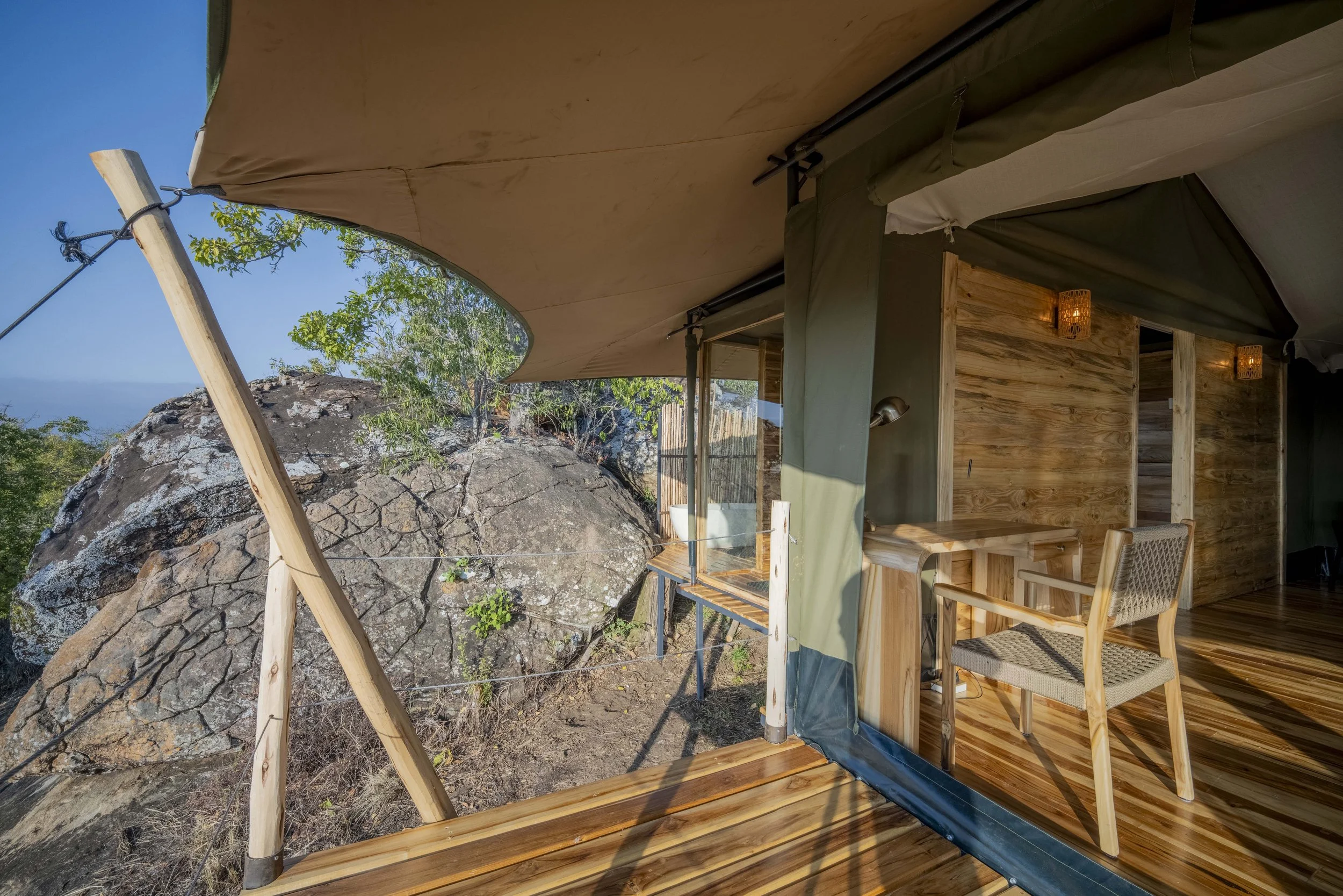 17. A guest suite built beside an ancient boulder.jpg
