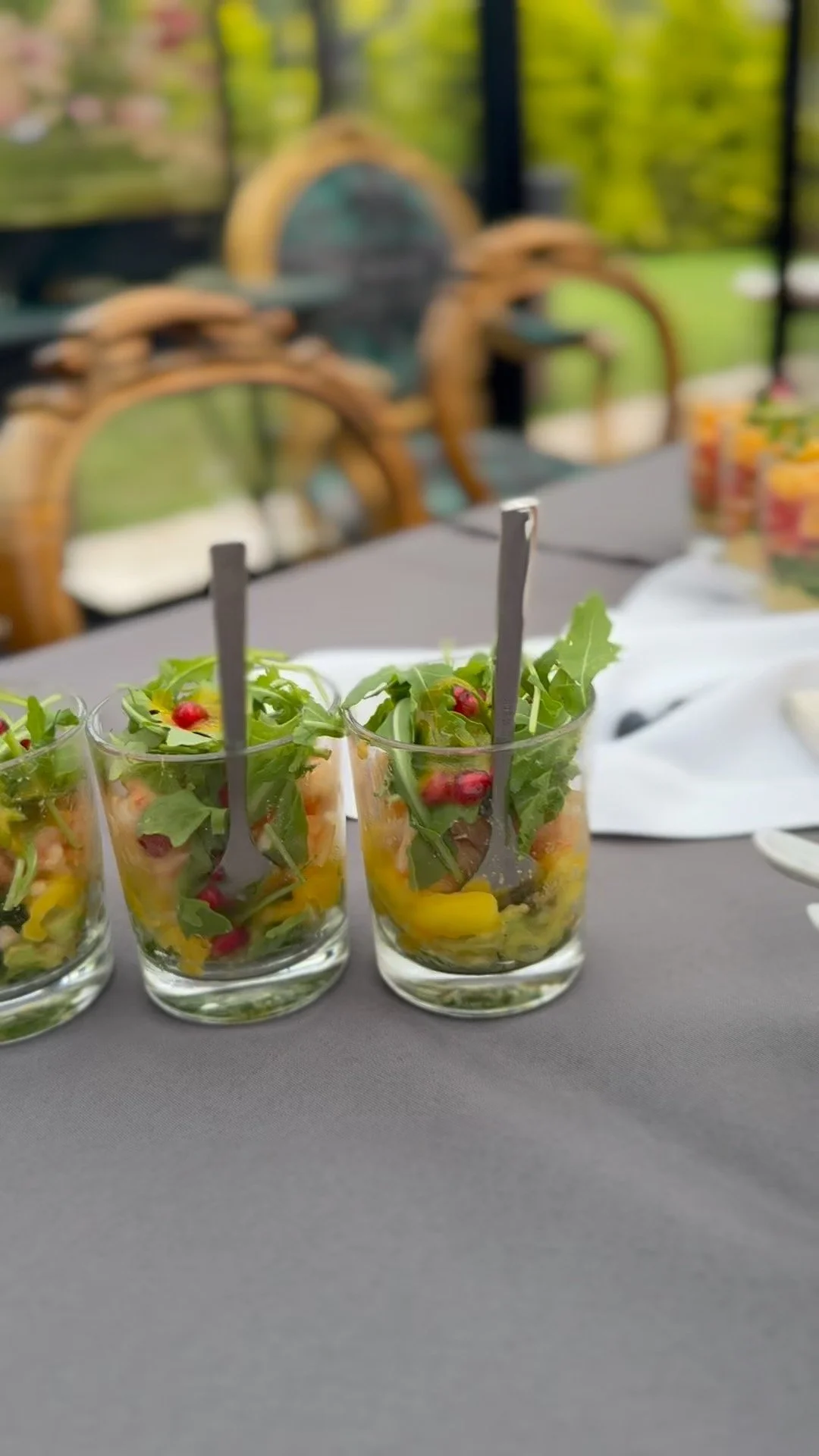 Tiger Prawn Salad with Mango and Parmesan Cheese