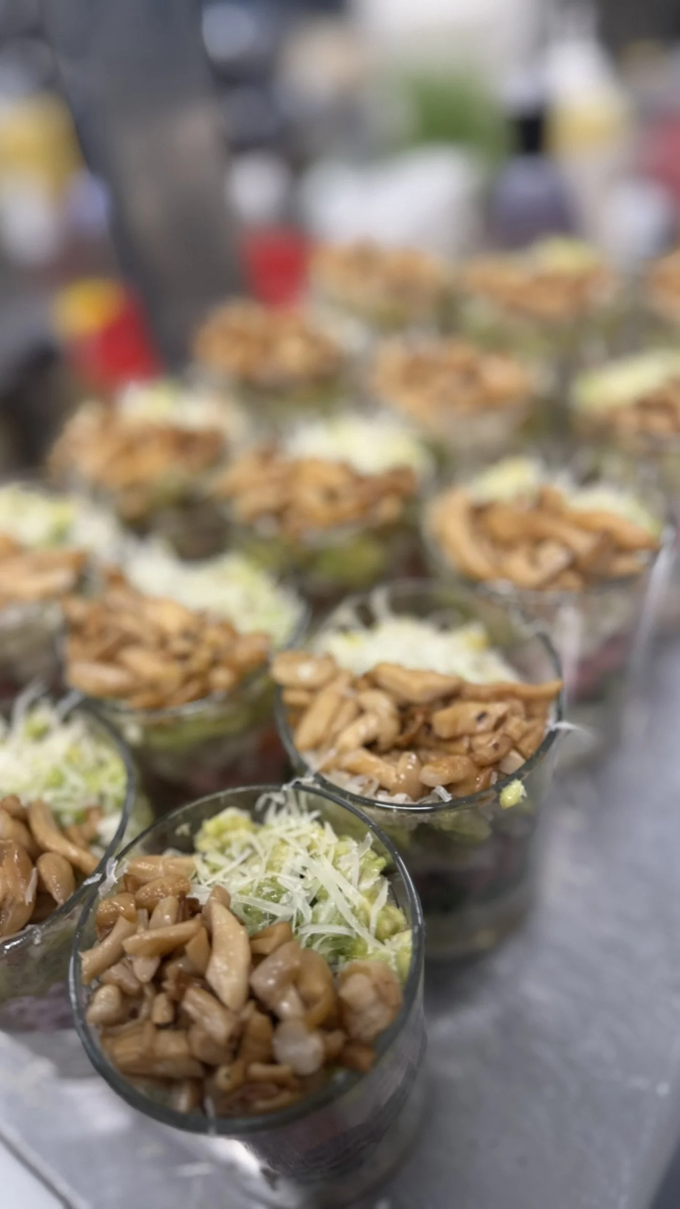 Layered Roast Beef Salad