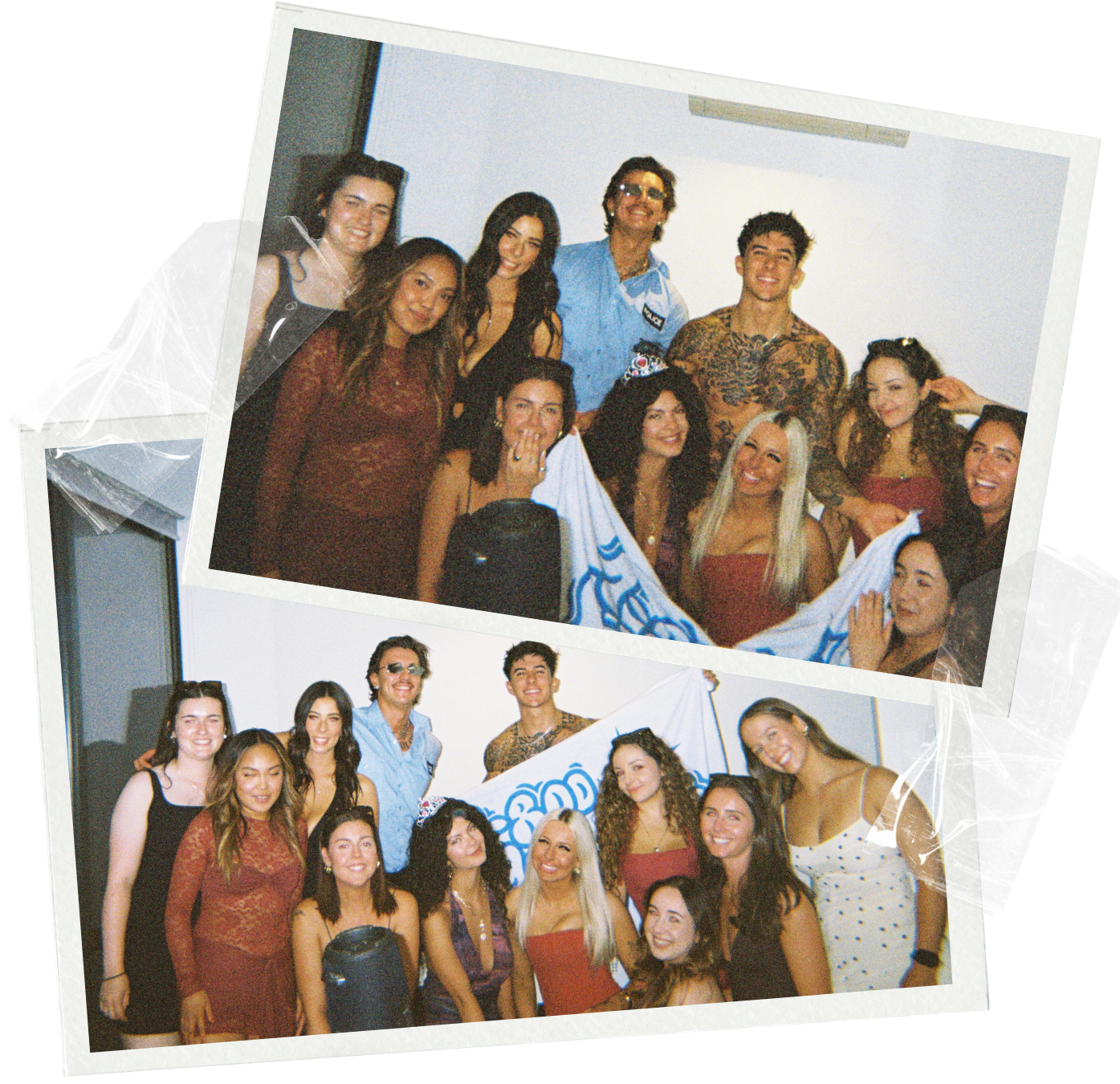 Hens party group at a Yarra Valley vineyard property posing with their 1-800 HOT COPS male stripper after a Signature HotCop Strip Show