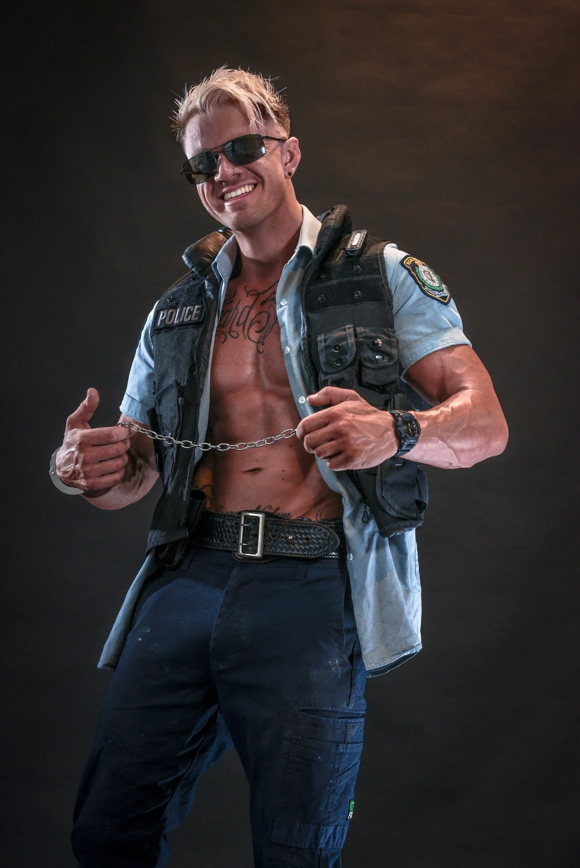 Sydney Male Stripper Dave Maverick