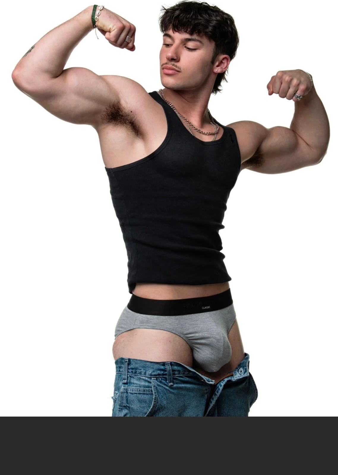 professional modelling shot of Mornington peninsula male stripper joey vegas