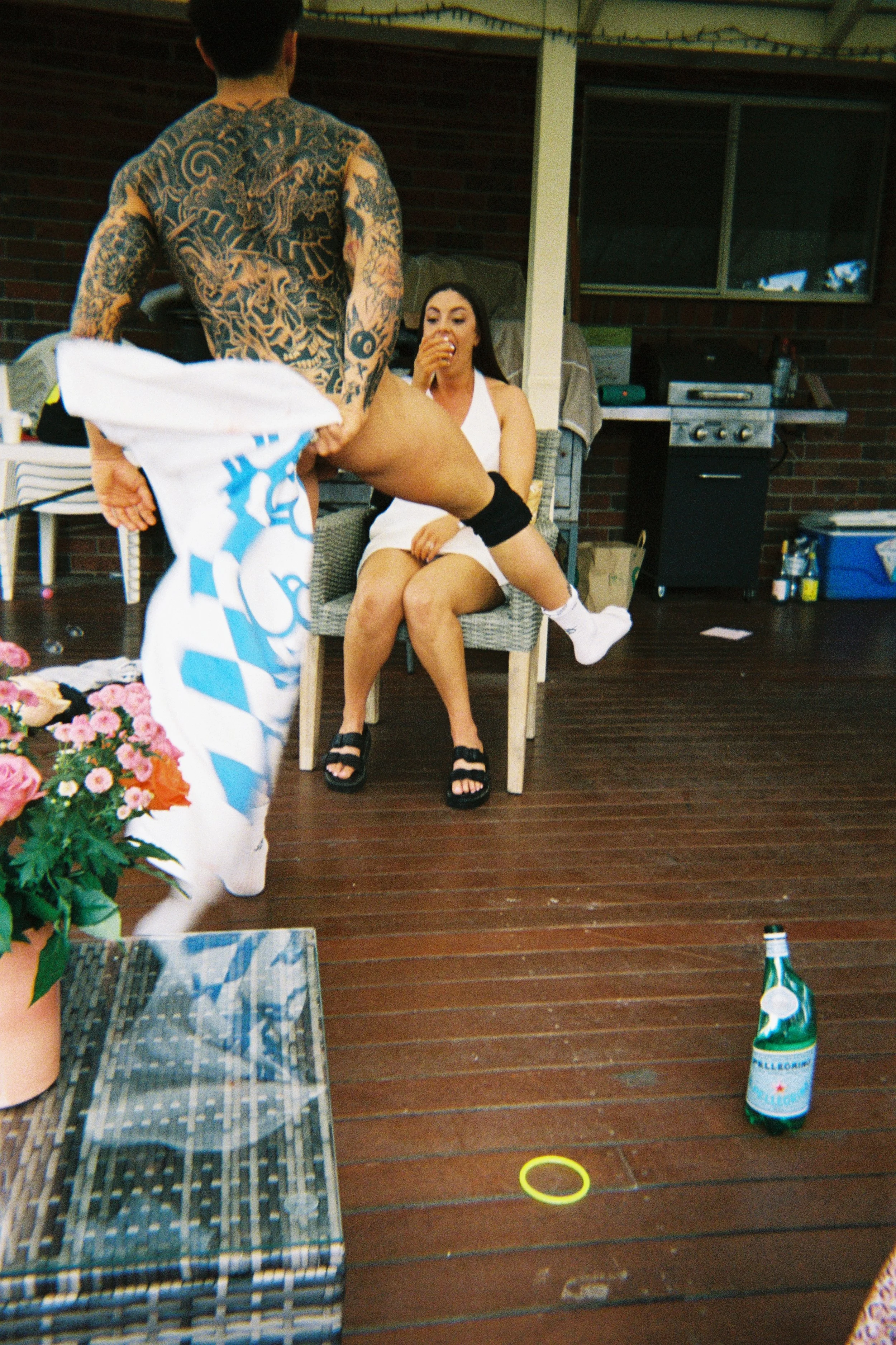 Hot Cop surprise entertainer performing at a hens party in Australia