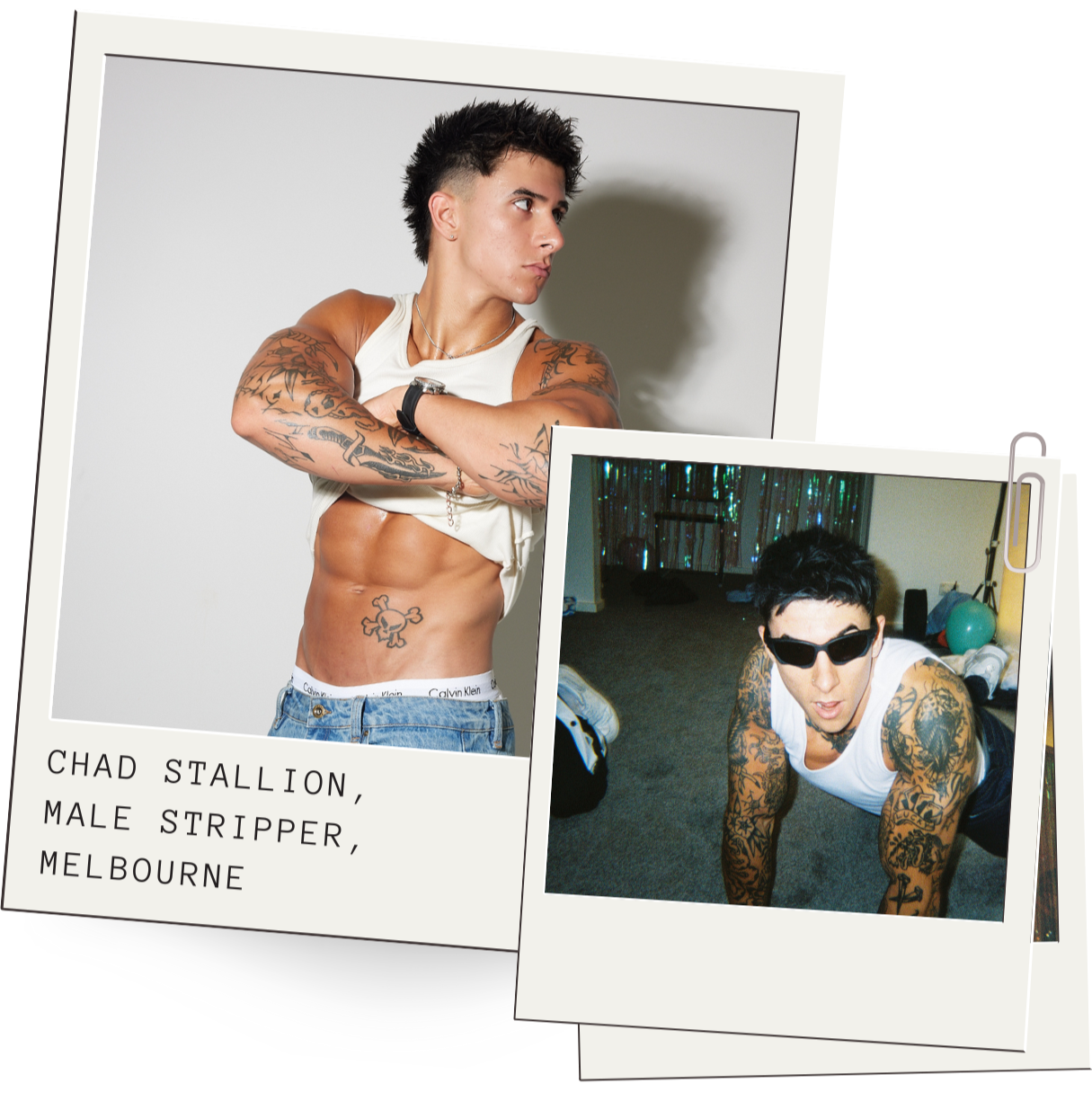 Chad Stallion - Melbourne HotCop male stripper performer spotlight photo for 1-800 HOT COPS.