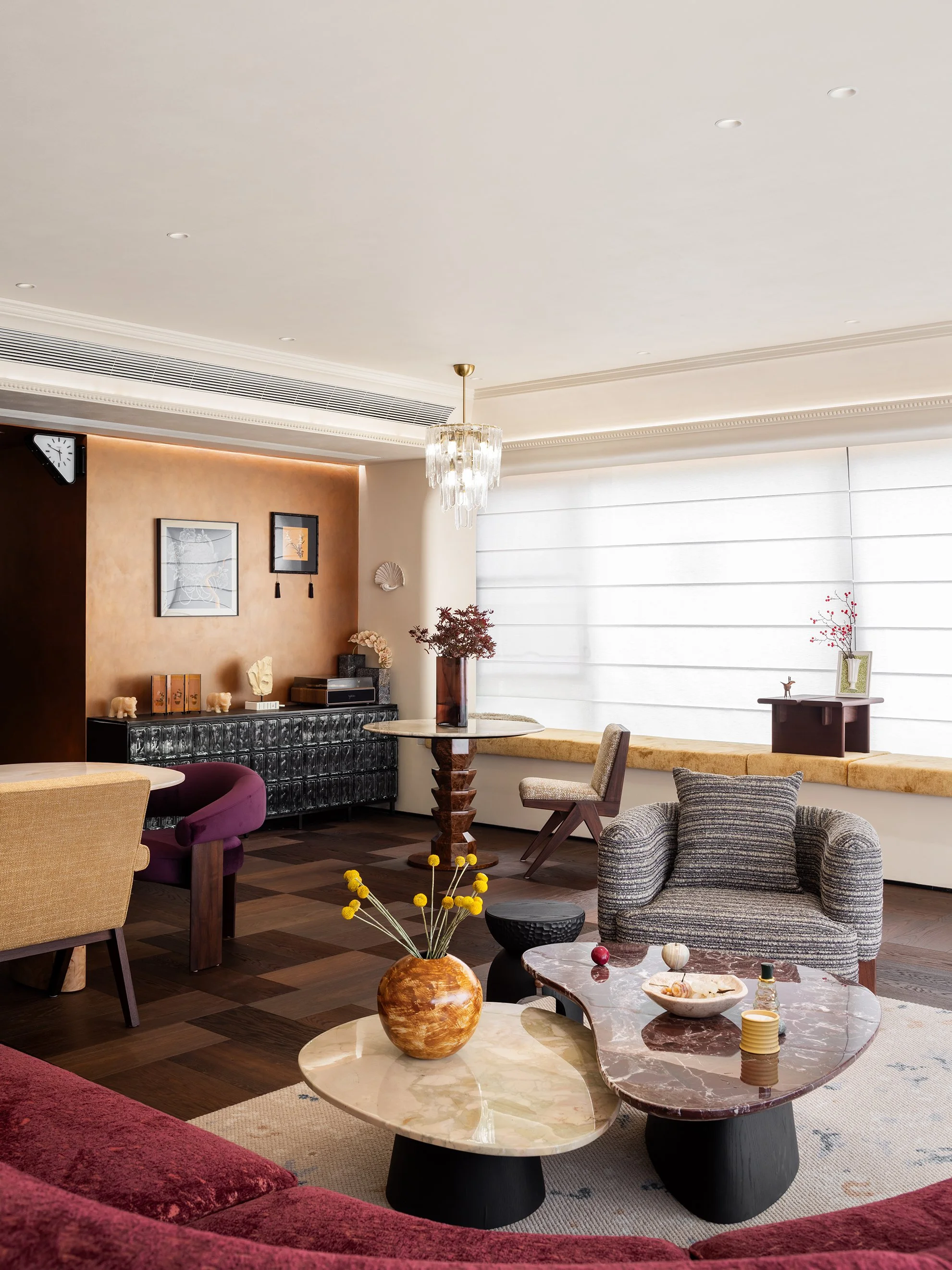 Project｜Vintage Earth-Tone Living Lounge