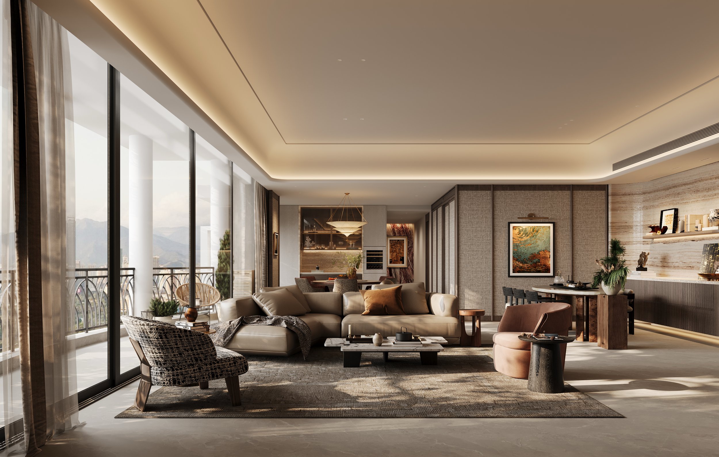 Project｜Understated luxury in natural textures