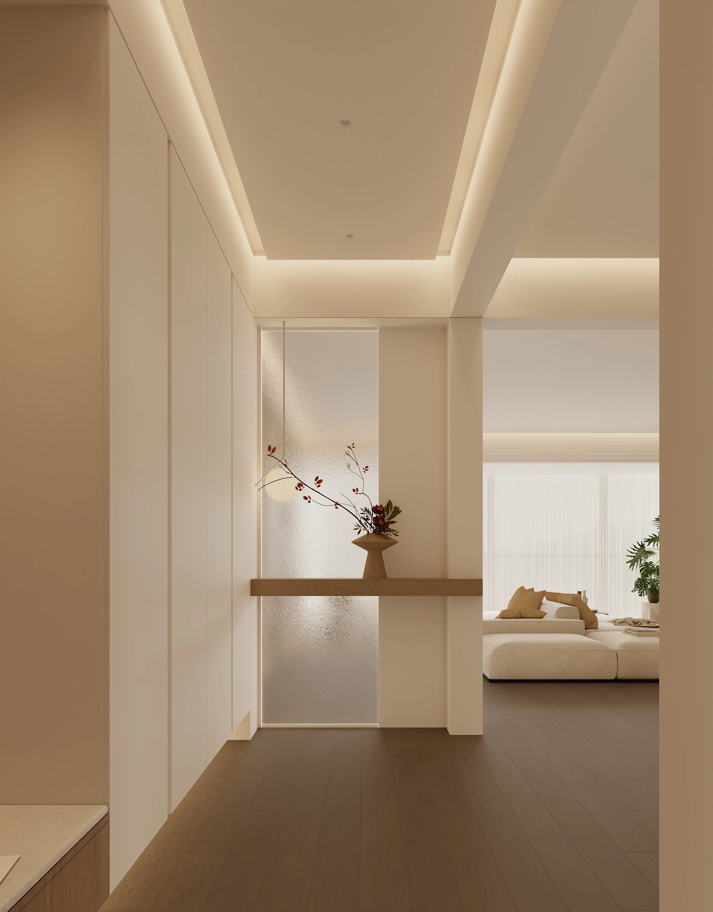 Project | Soft Whites & Strategic Gold Accents