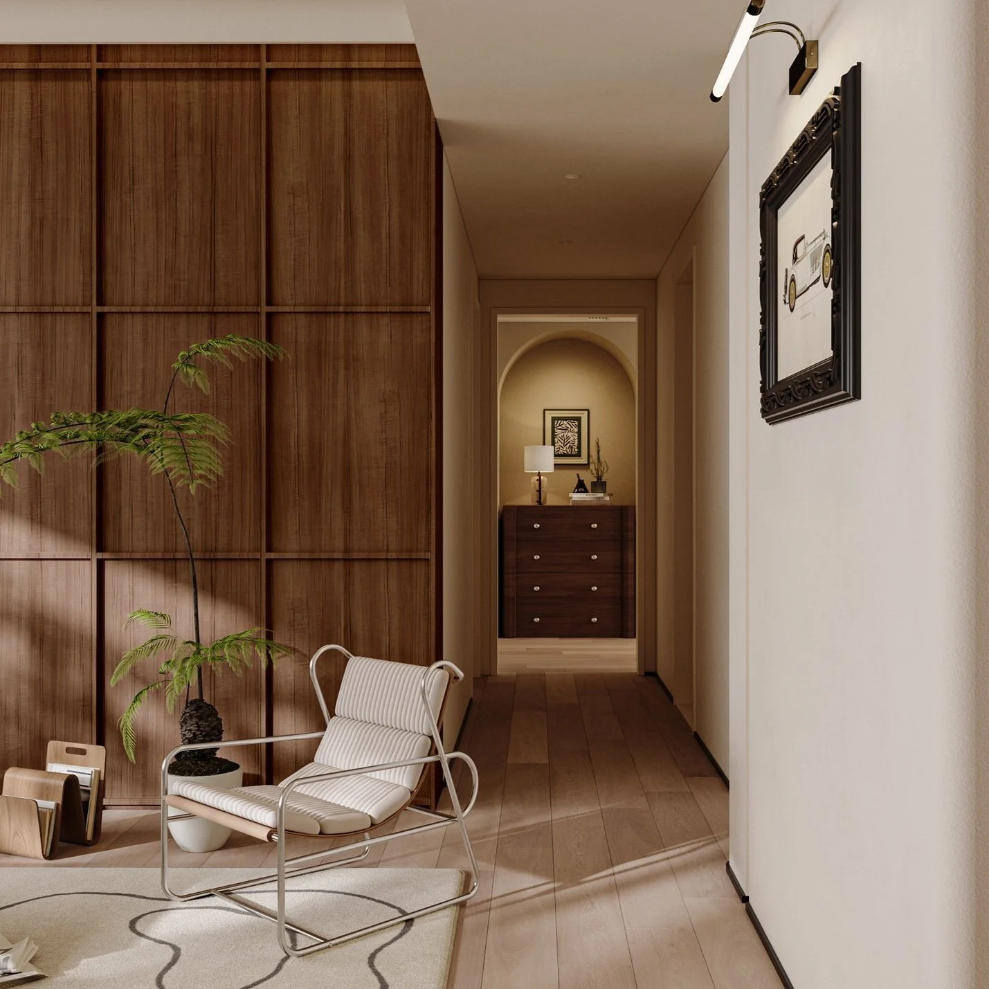 Project |Warmth of walnut wood