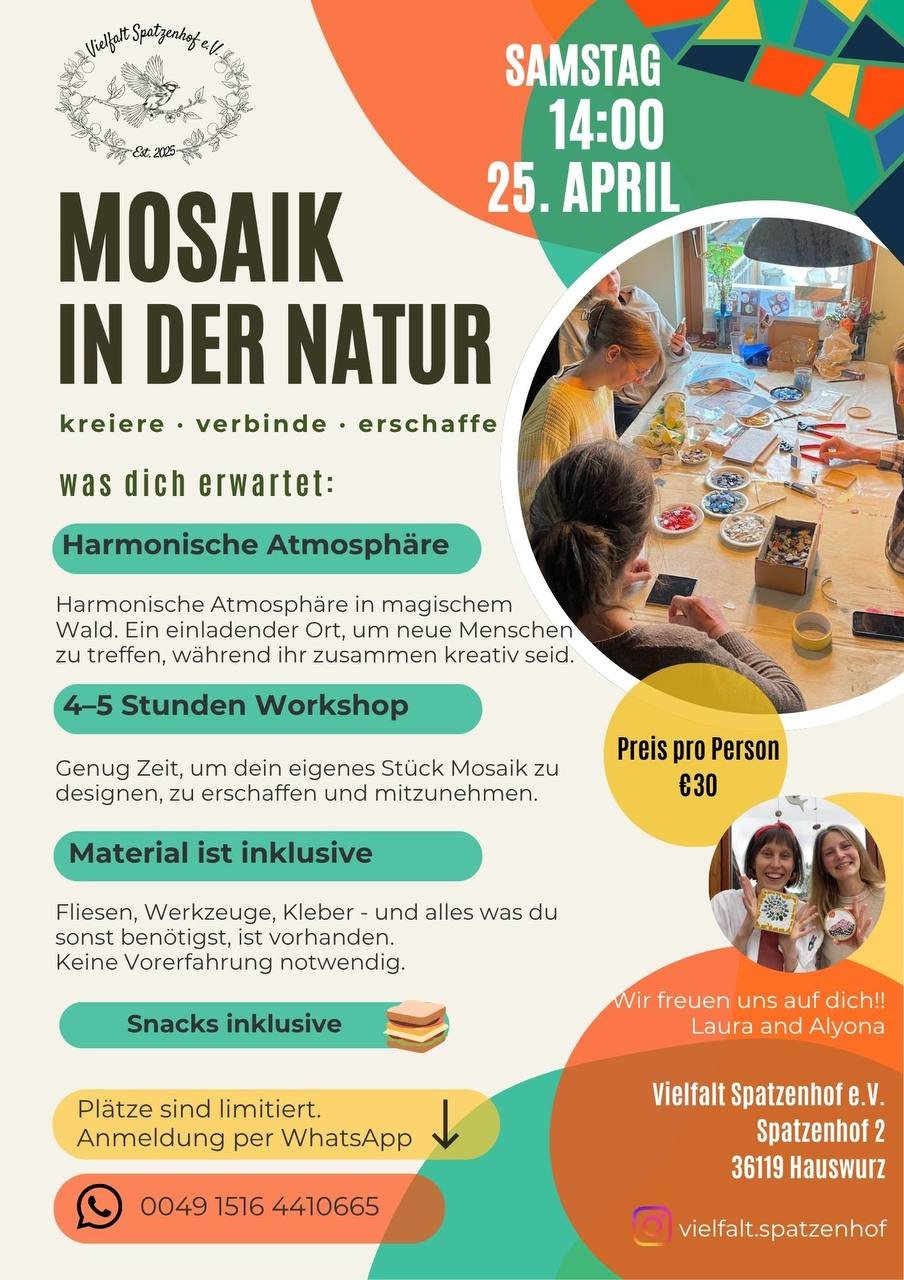 Mosaik in der Natur