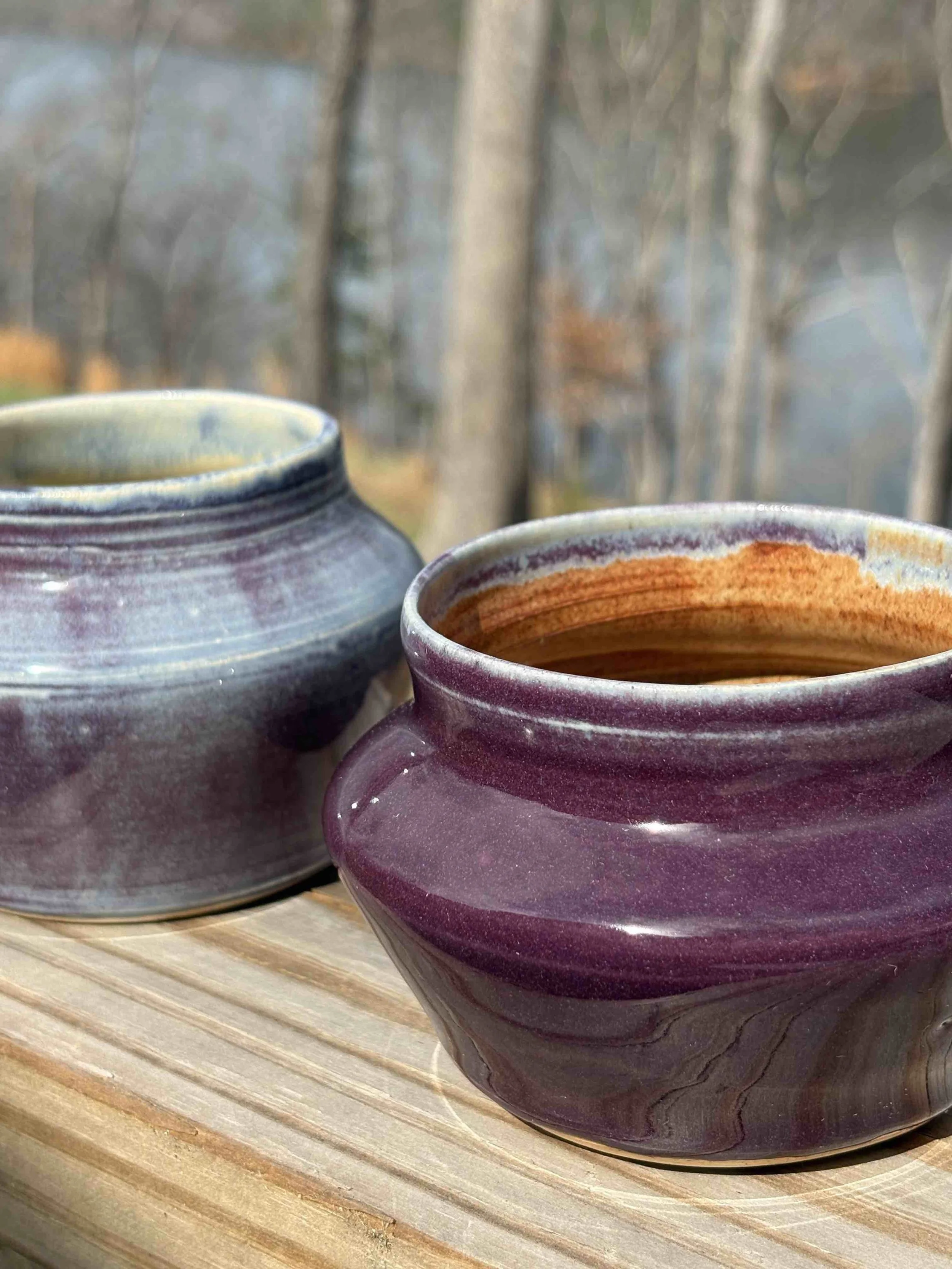 Handmade Stoneware Pottery Vases