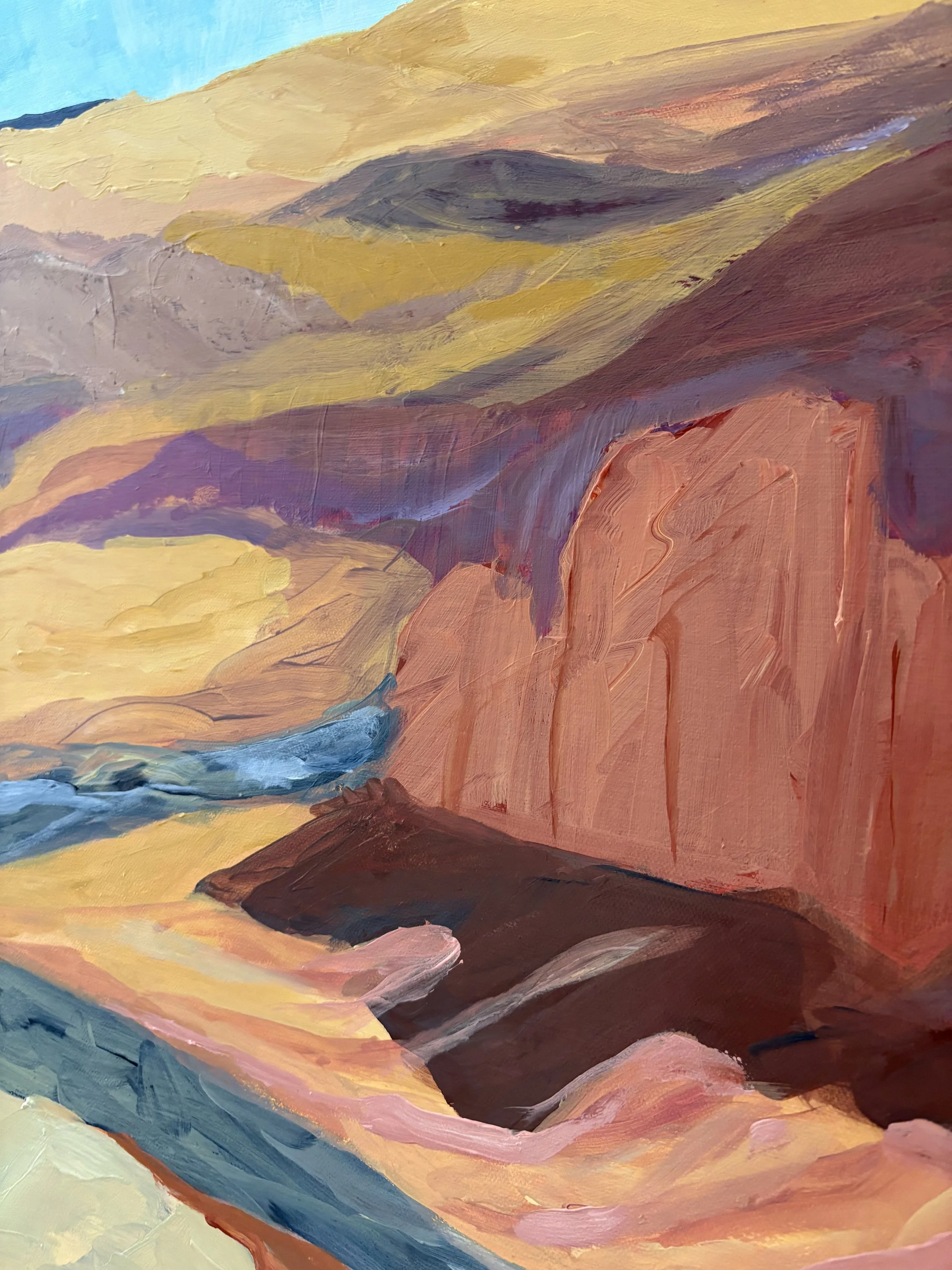 Abstract Landscape Desert Art
