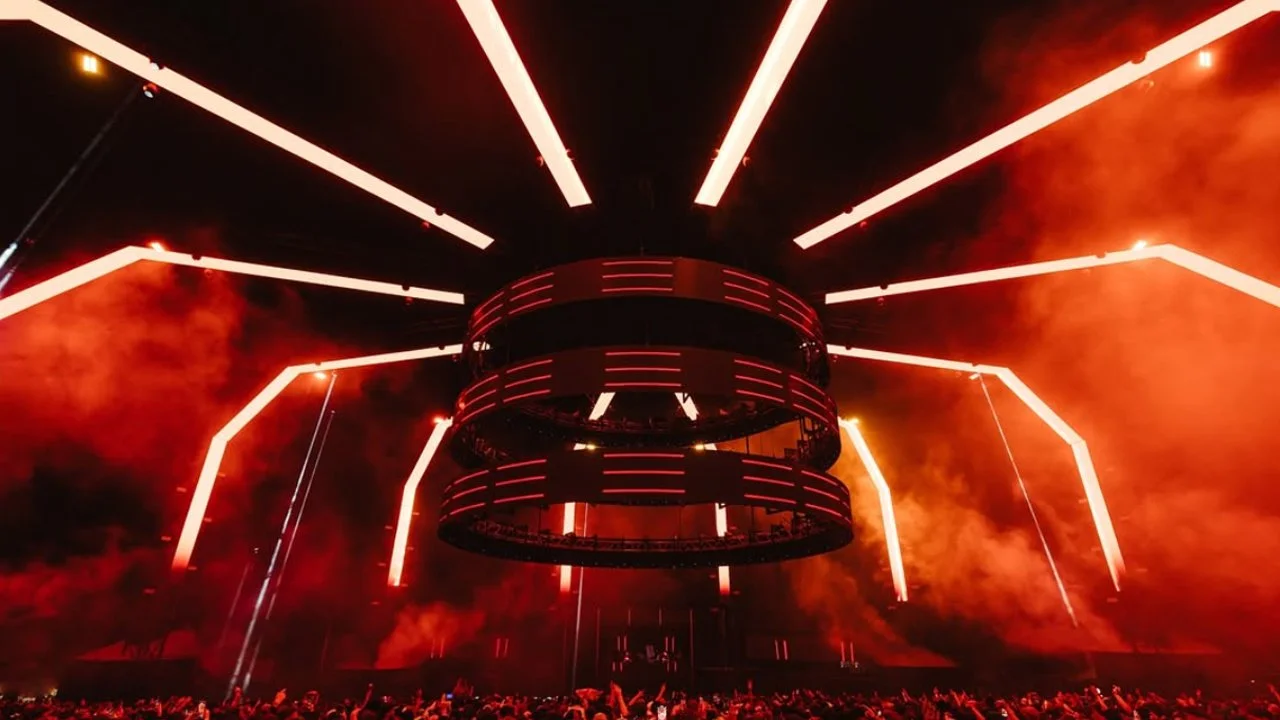 HALO creamfields 2025 isntallation visual