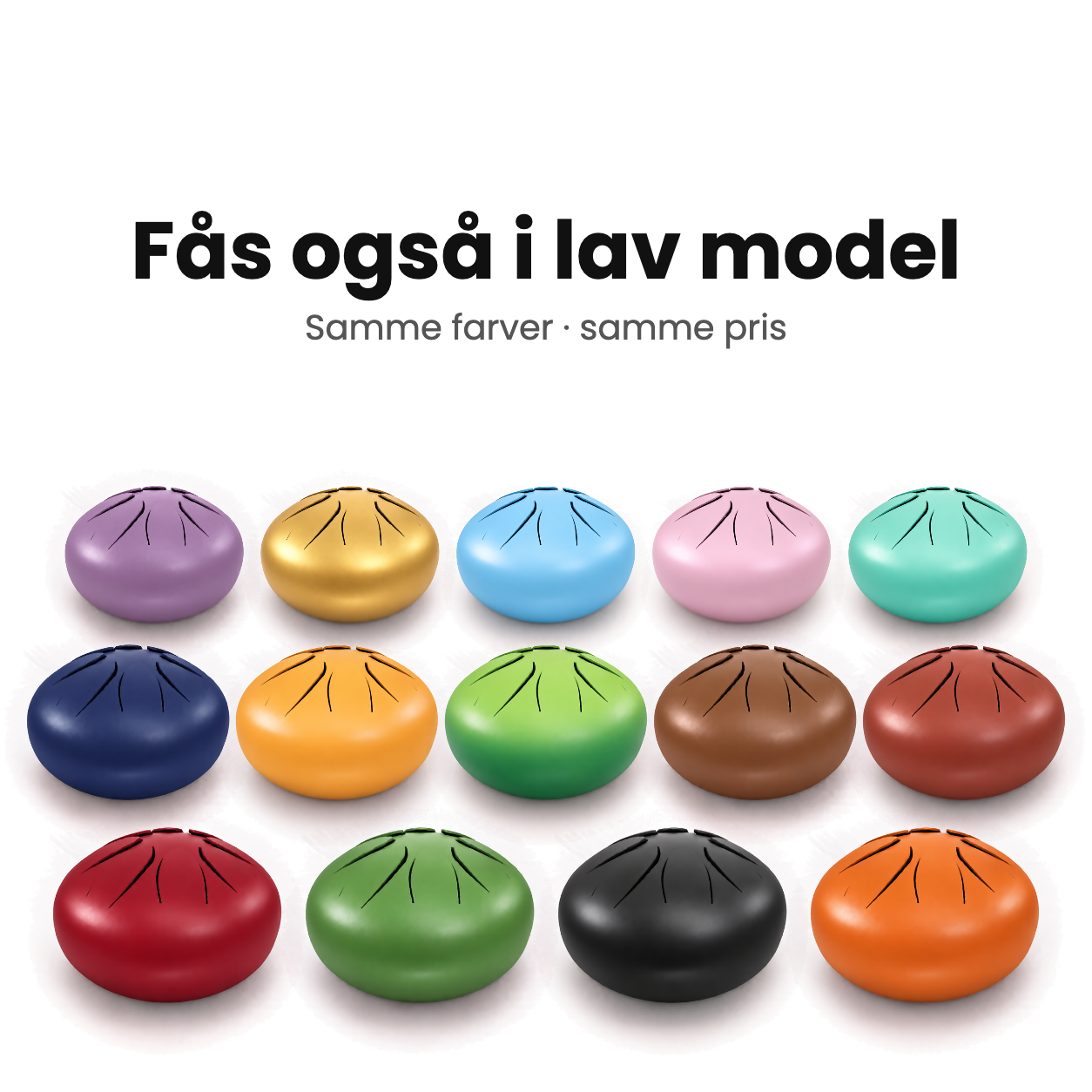 Tinga Tinga Trommer i 14 farver, lav model