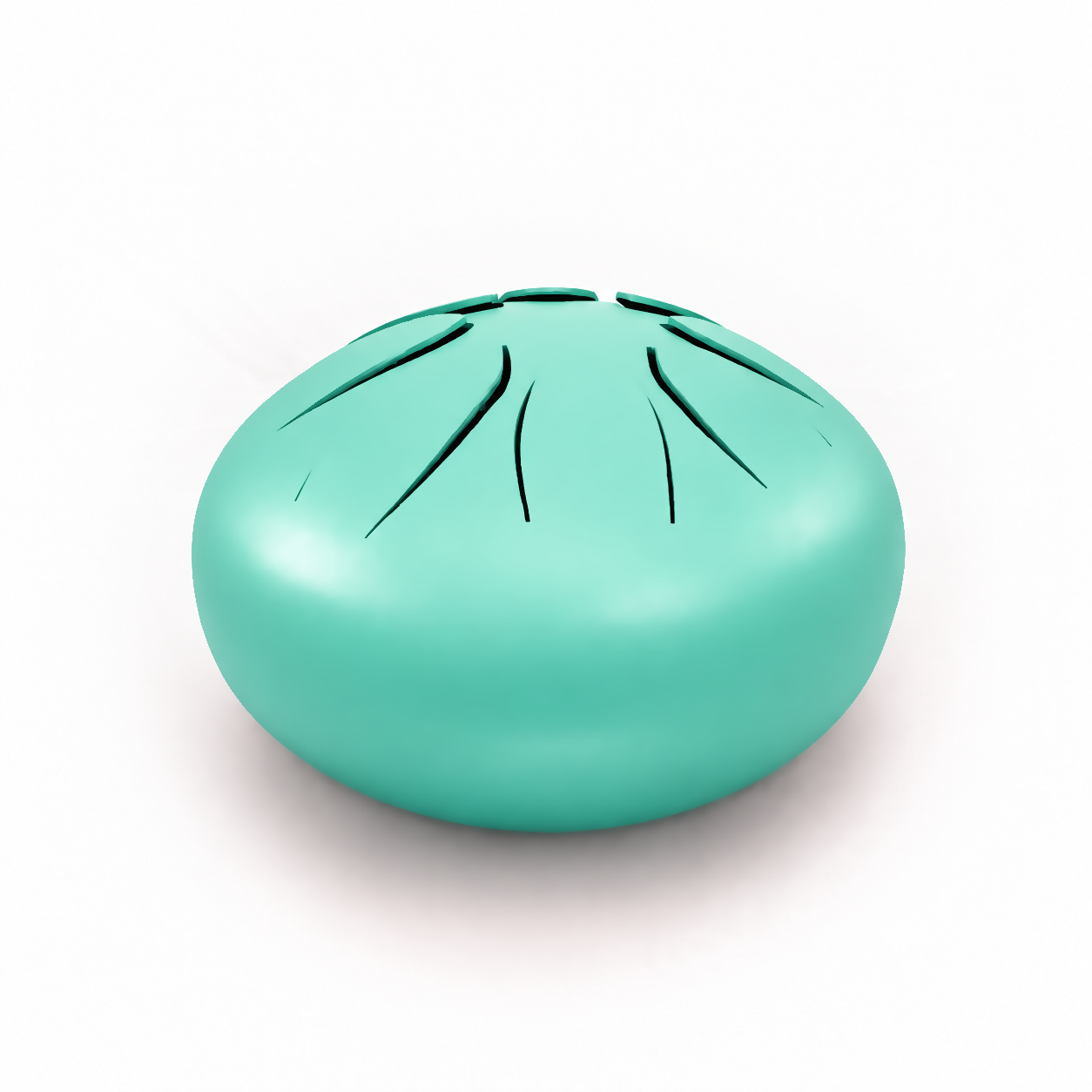 Tinga Tinga Tromme i ufogrøn, lav model