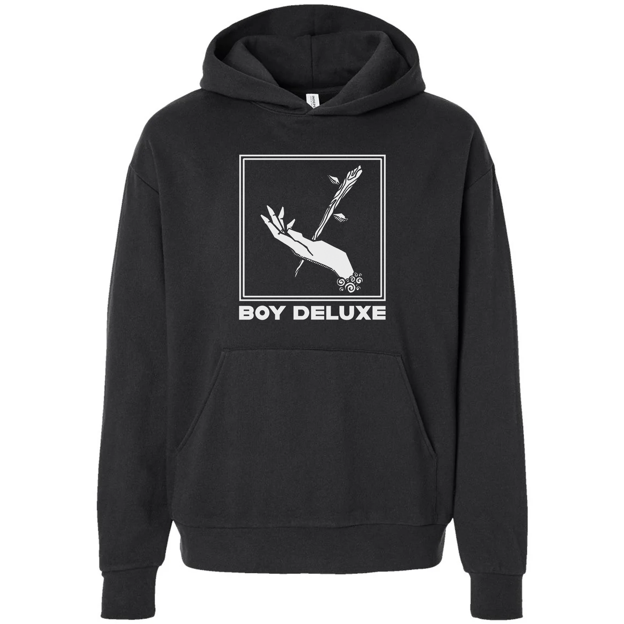 VILLIN HOODIE - Black One Sided