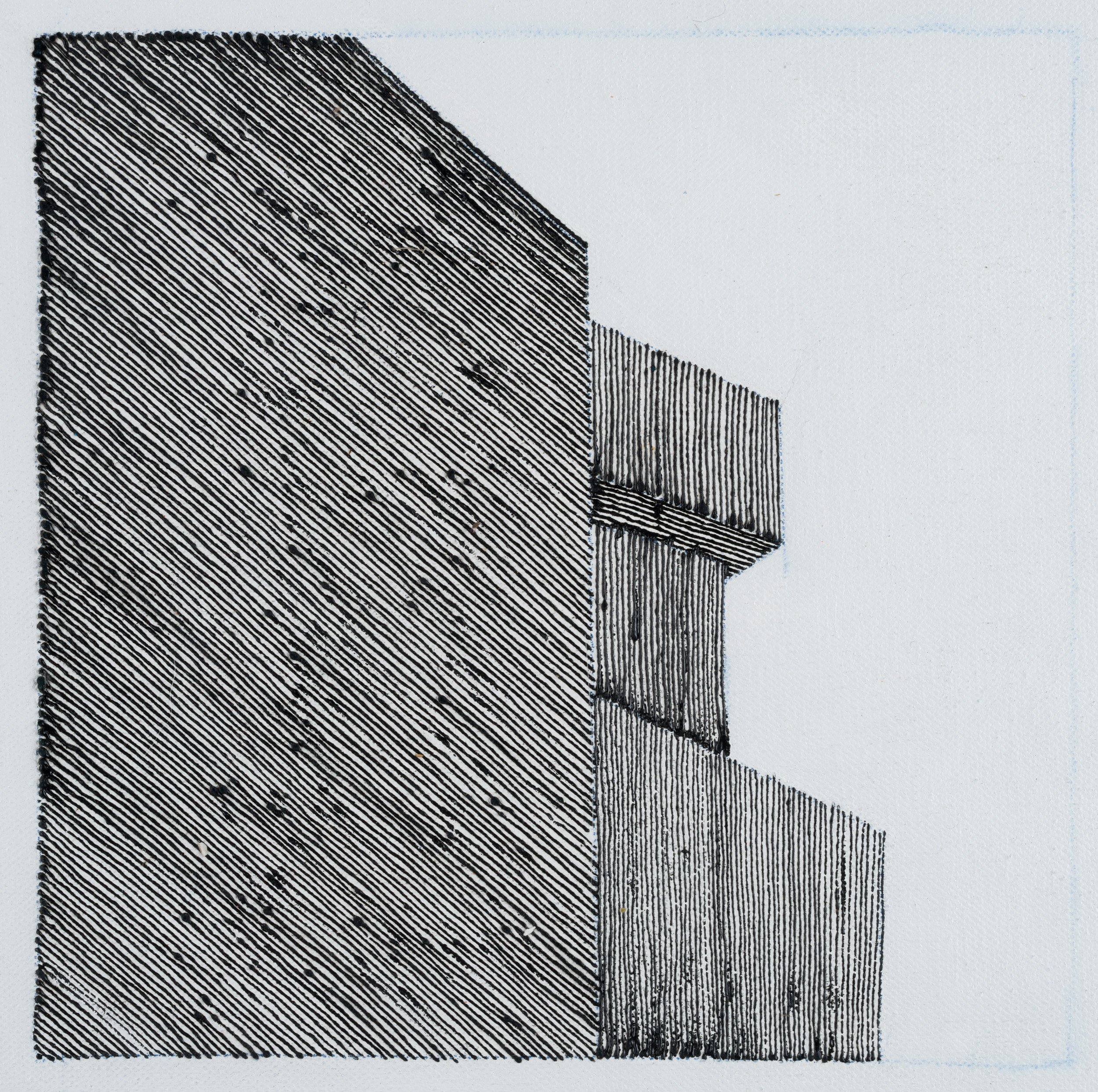  Ghar 1  Oil on Canvas 30 x 30cm