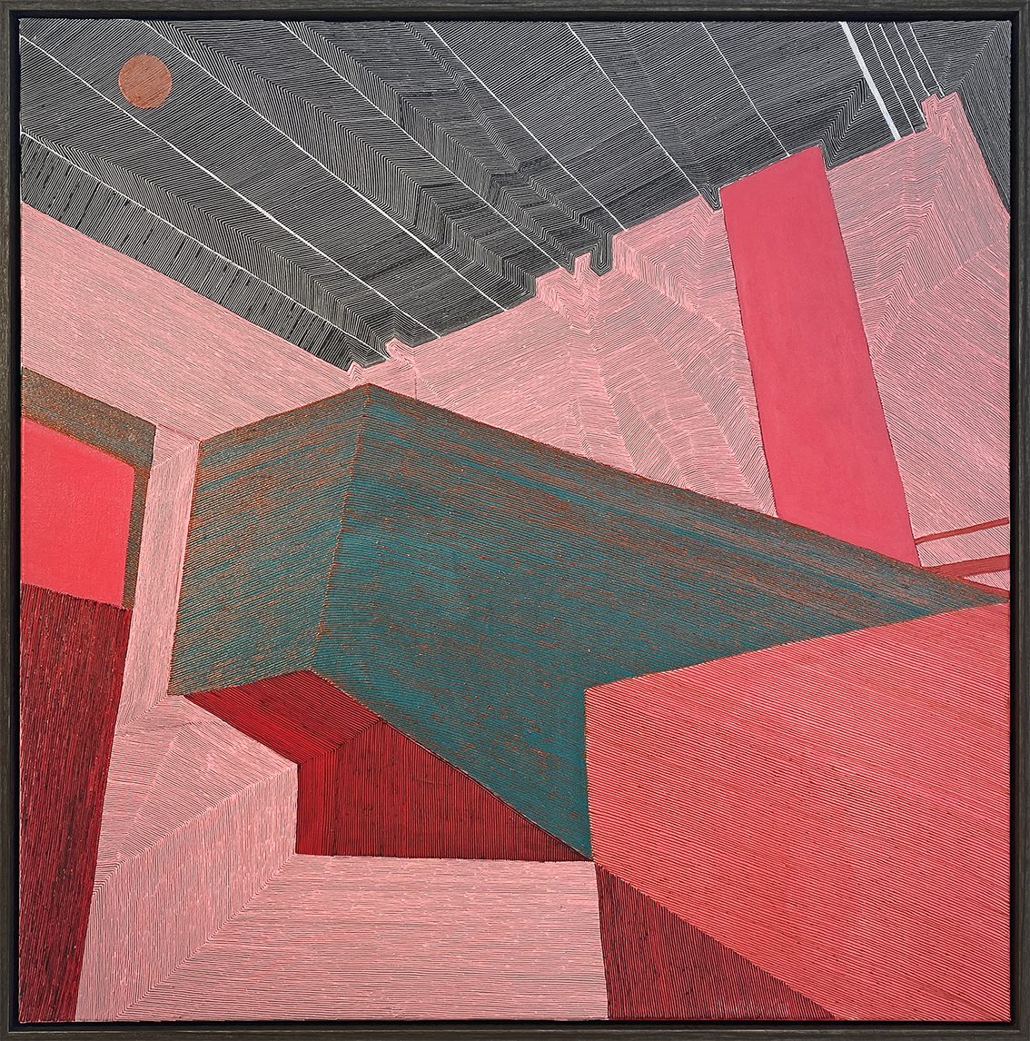  Sector Ten-!!  Oil on Canvas 80 x 80cm. 2026