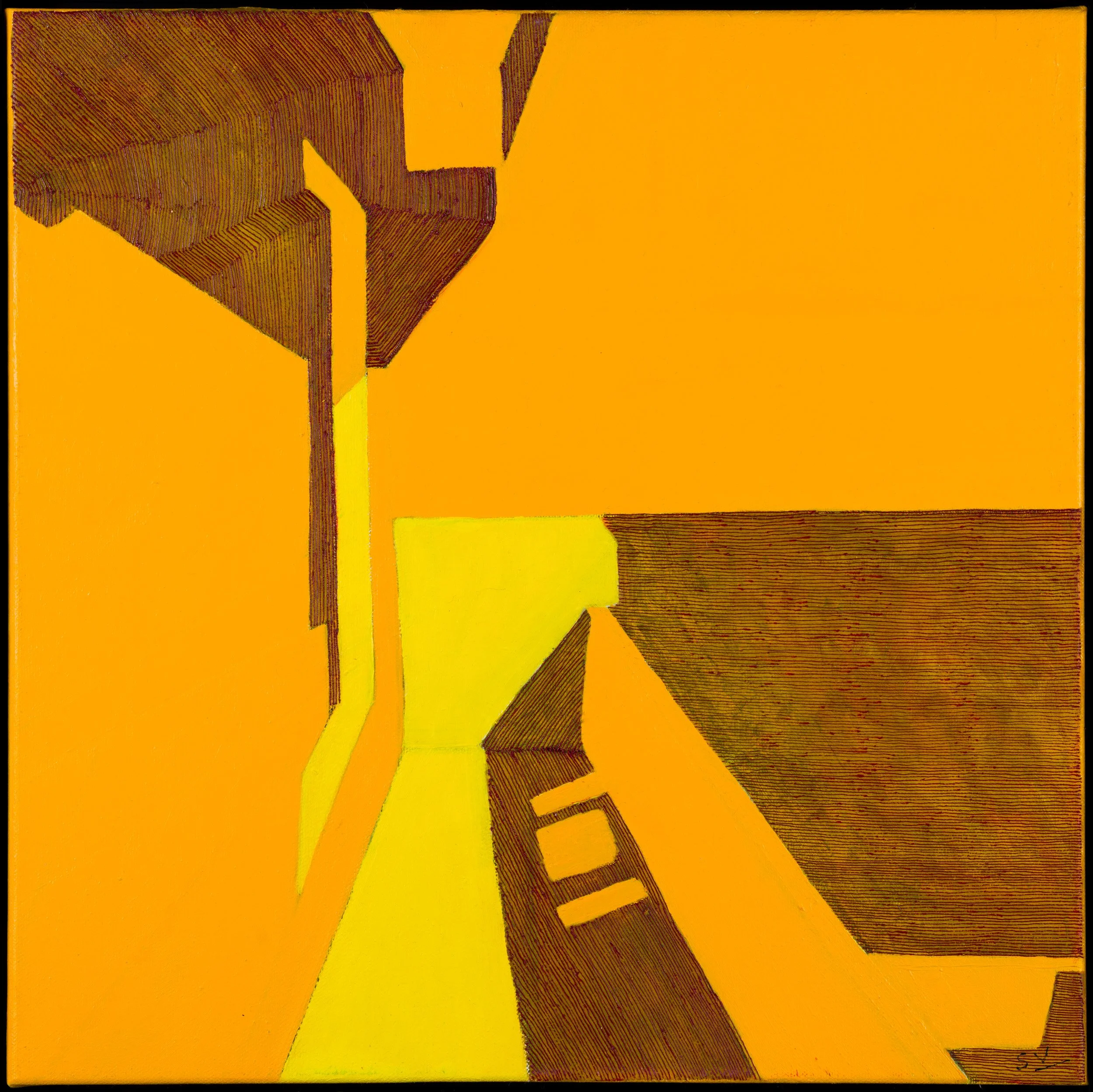  Fragmented II  Oil on Canvas 40 x 40cm