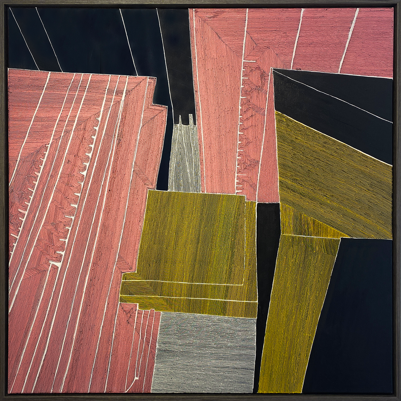  Sector Ten-!  Oil on Canvas 80 x 80cm. 2026