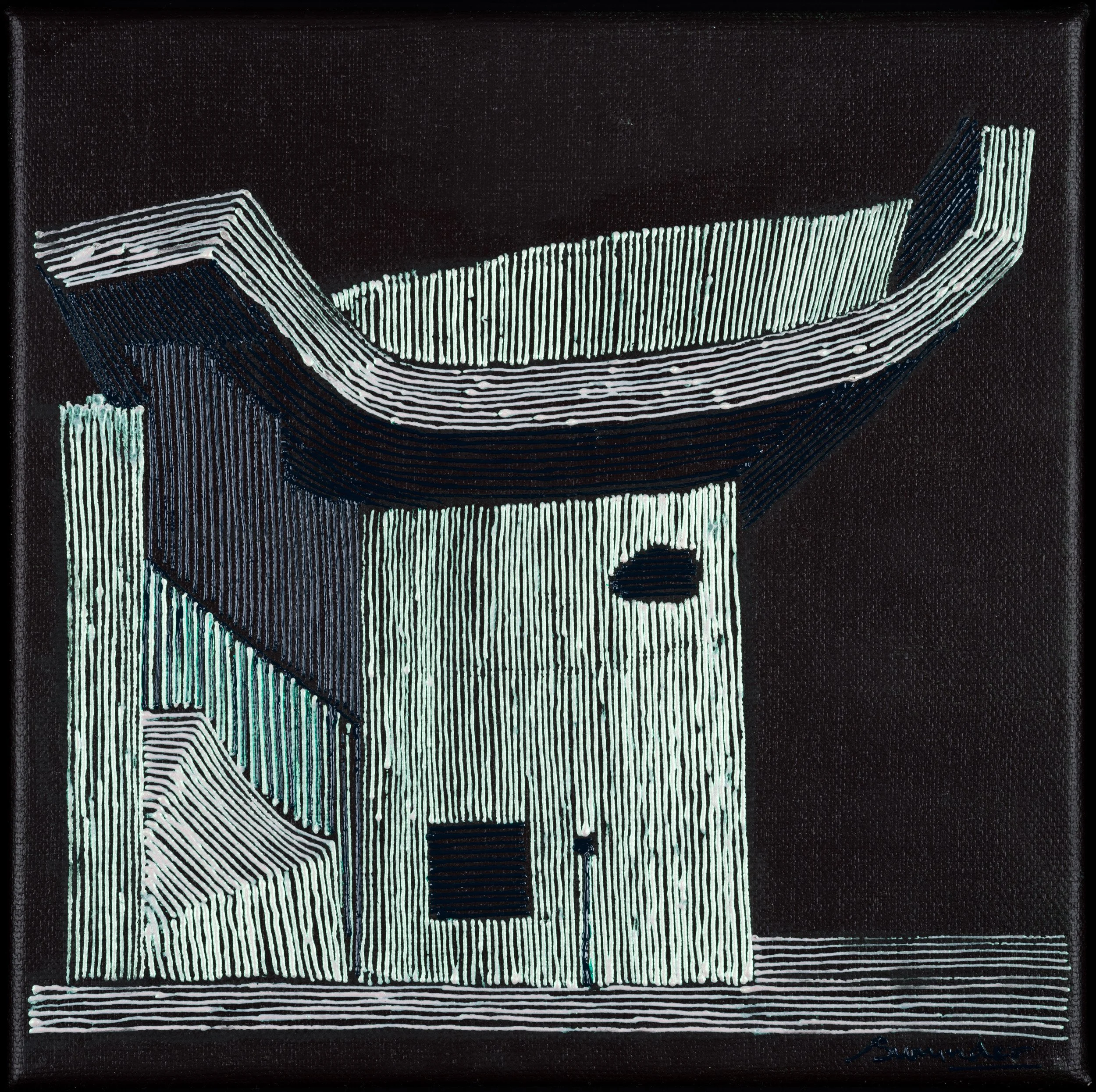  Simulacrum  Oil on Canvas 30x 30cm