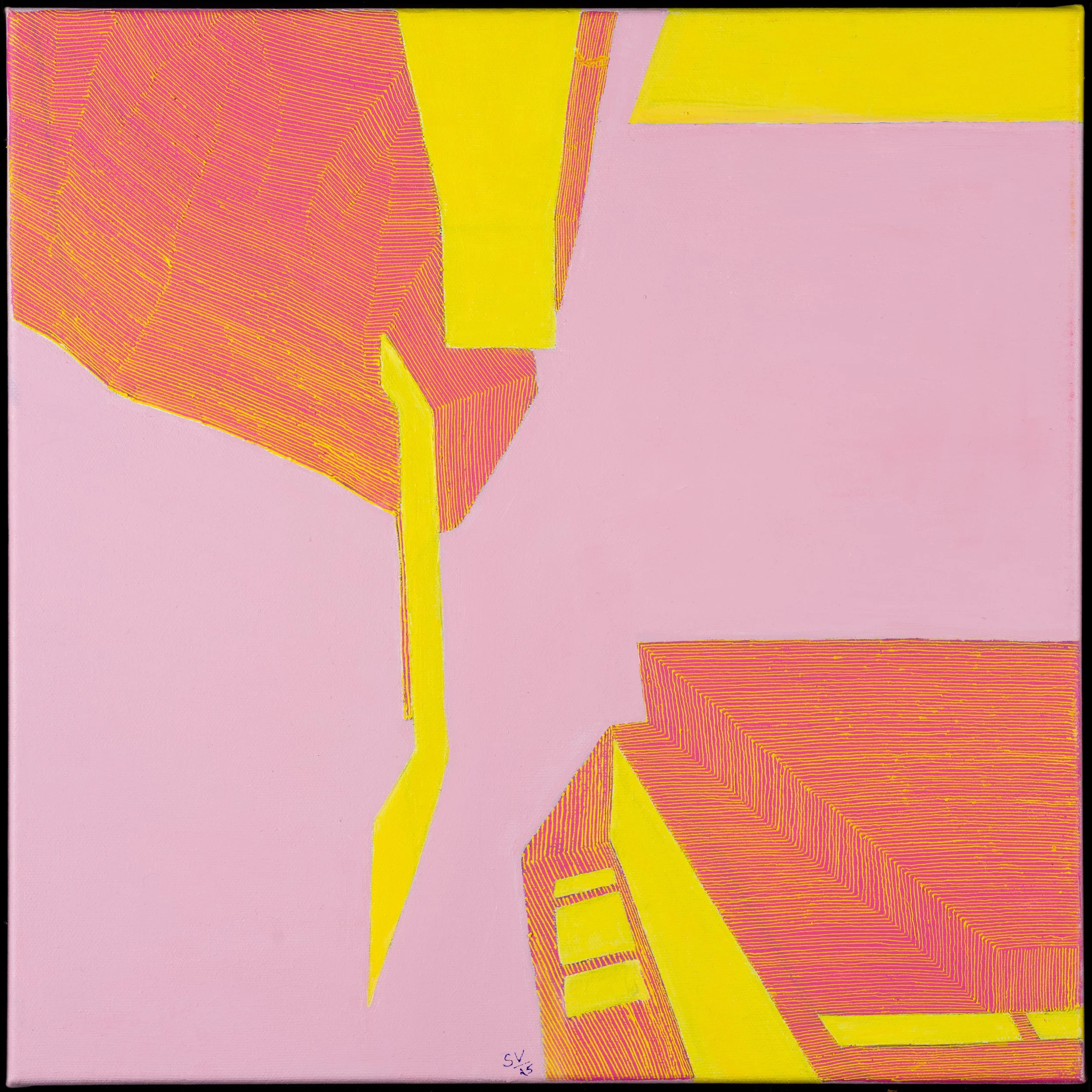  Fragmented I  Oil on Canvas 40 x 40cm