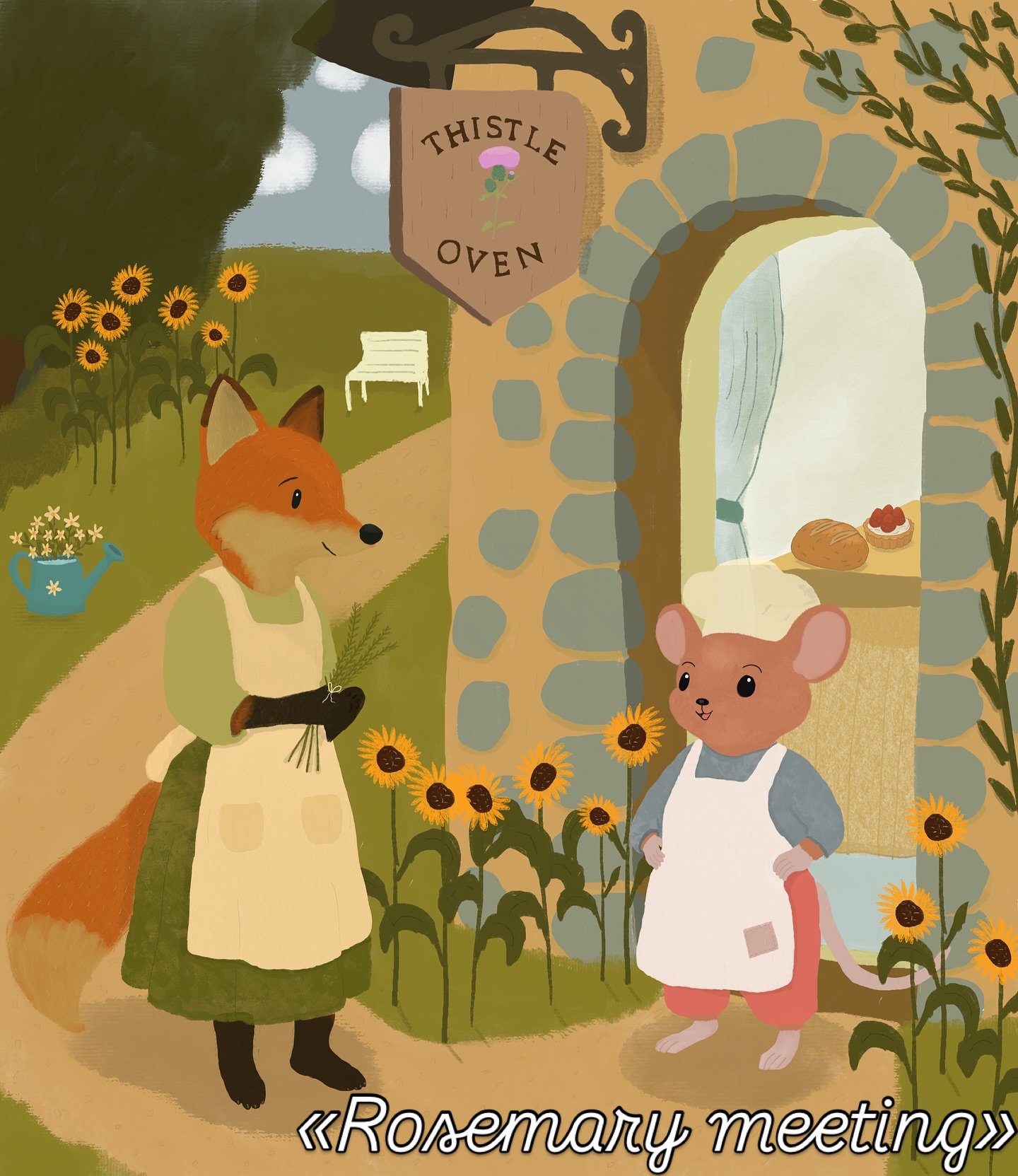 &laquo;The morning was warm and drowsy, the kind of day where sunlight draped itself like a blanket over the Hollow. Willow Fernly stepped carefully along the winding path, a bundle of fresh rosemary tied with twine nestled in her arms.

The scent tr