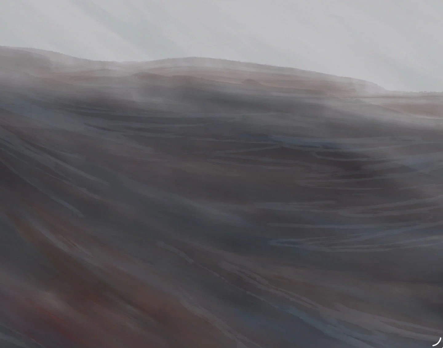 A quiet moment from the studio.

What does it remind you of?

#quietart #nordicmood #slowart #wintertones #artstudiosam