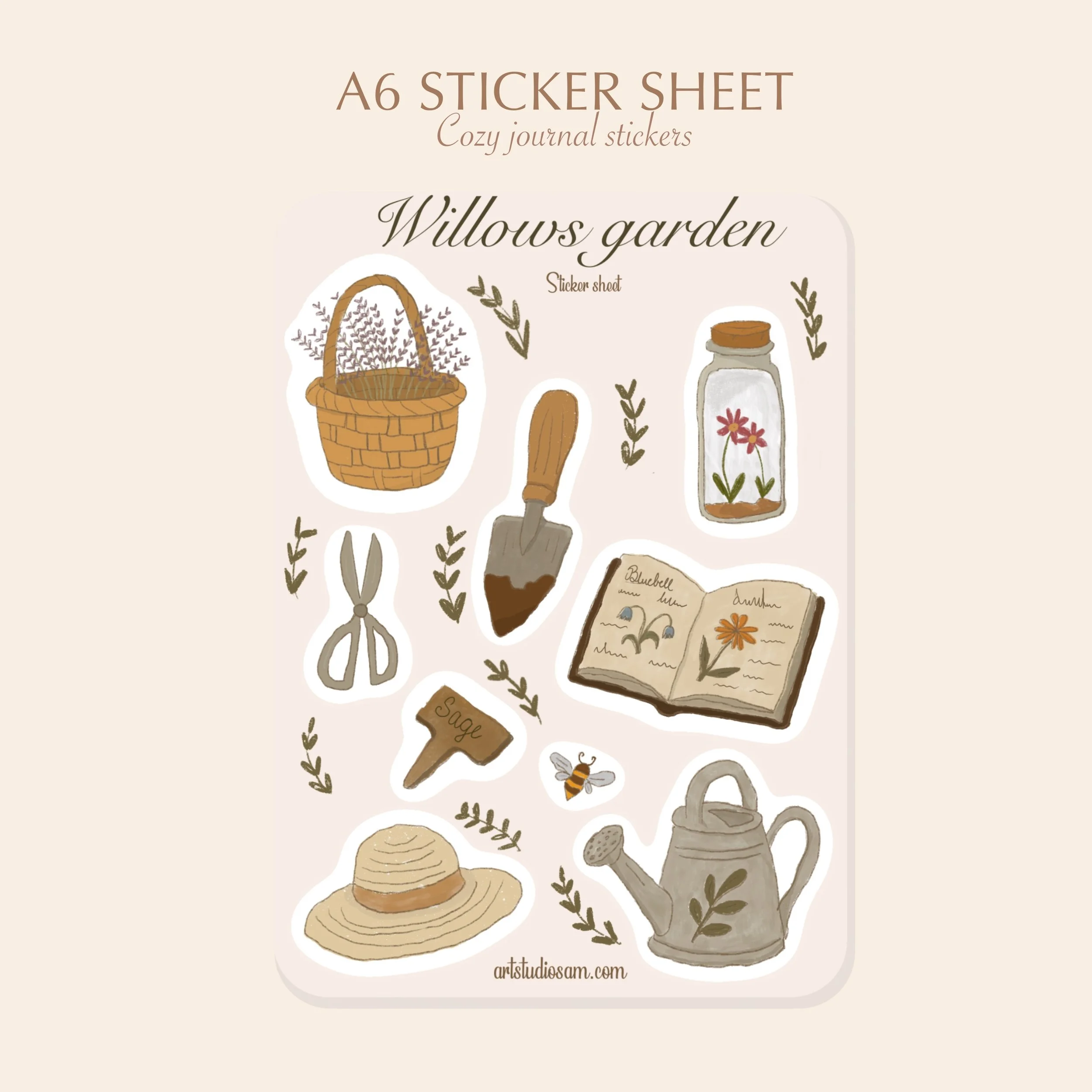 Willow’s Garden - Digital Sticker Sheet
