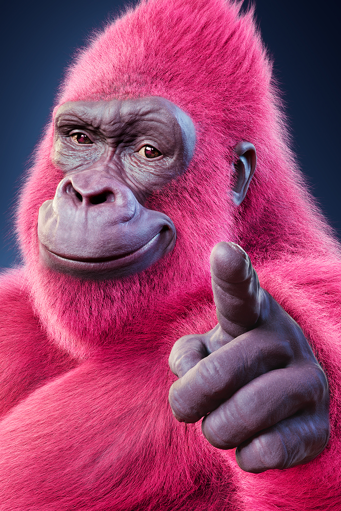 Pink Gorilla