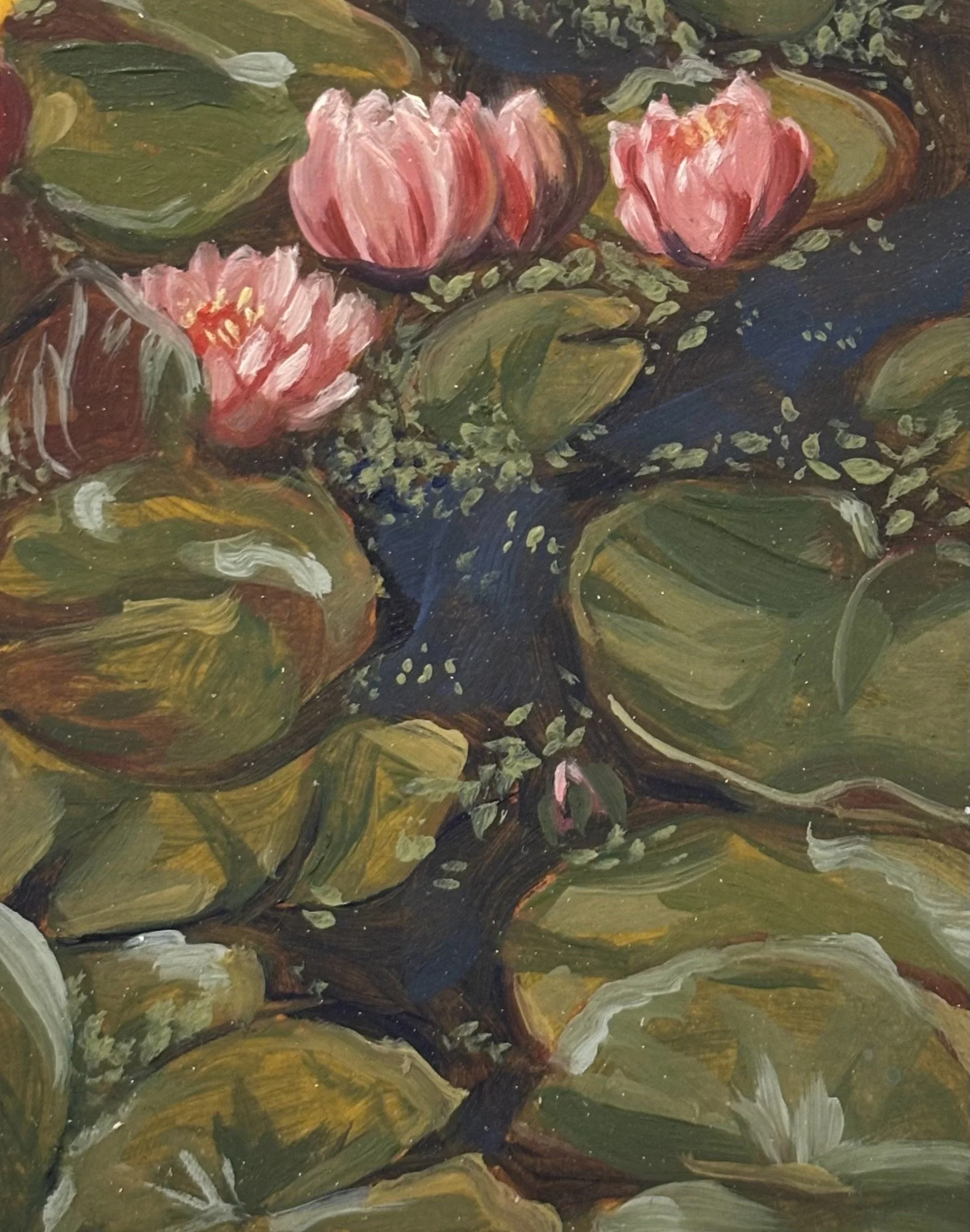 great dixter II, oil on paper