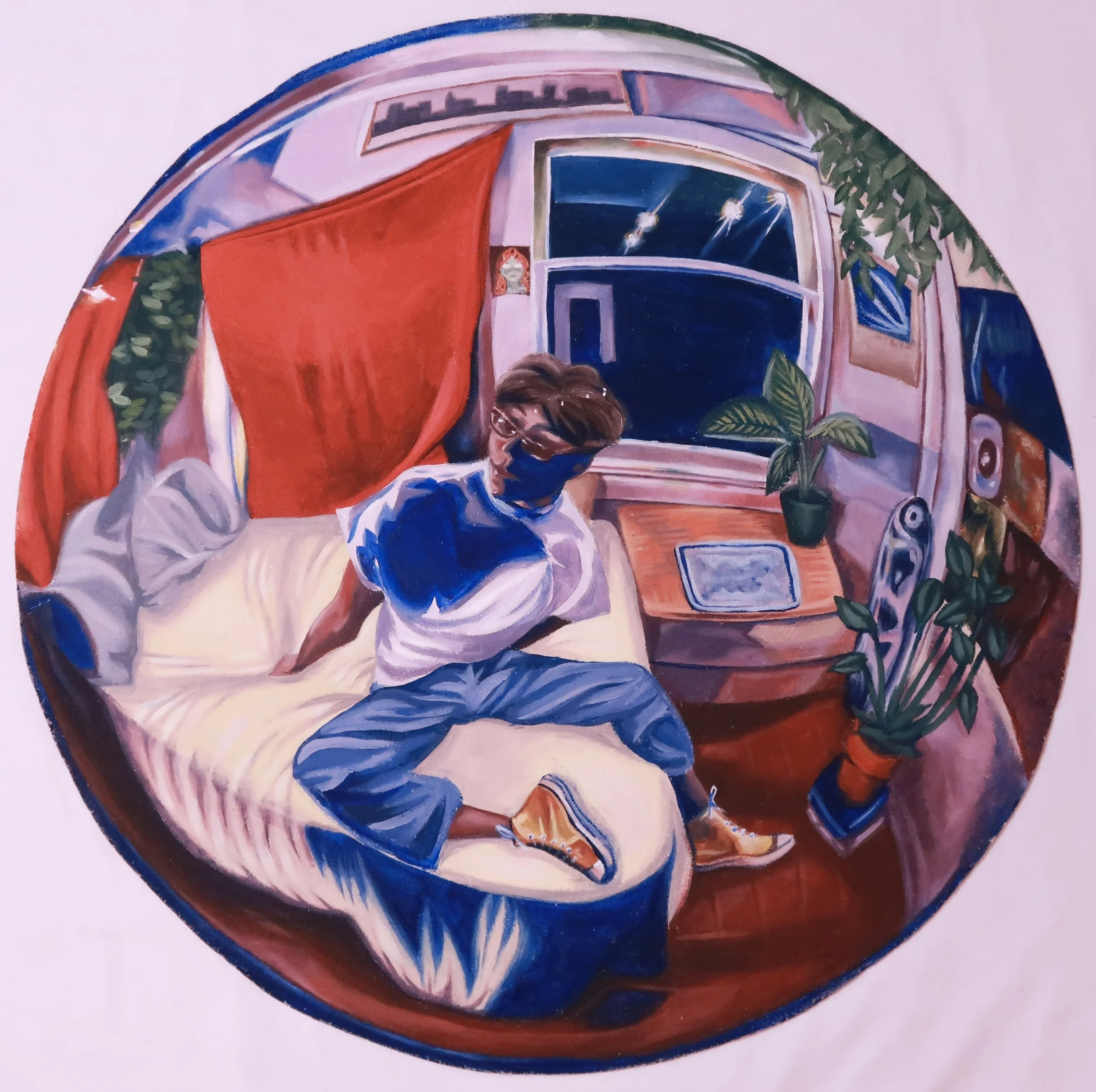 pepsi cola, oil on board