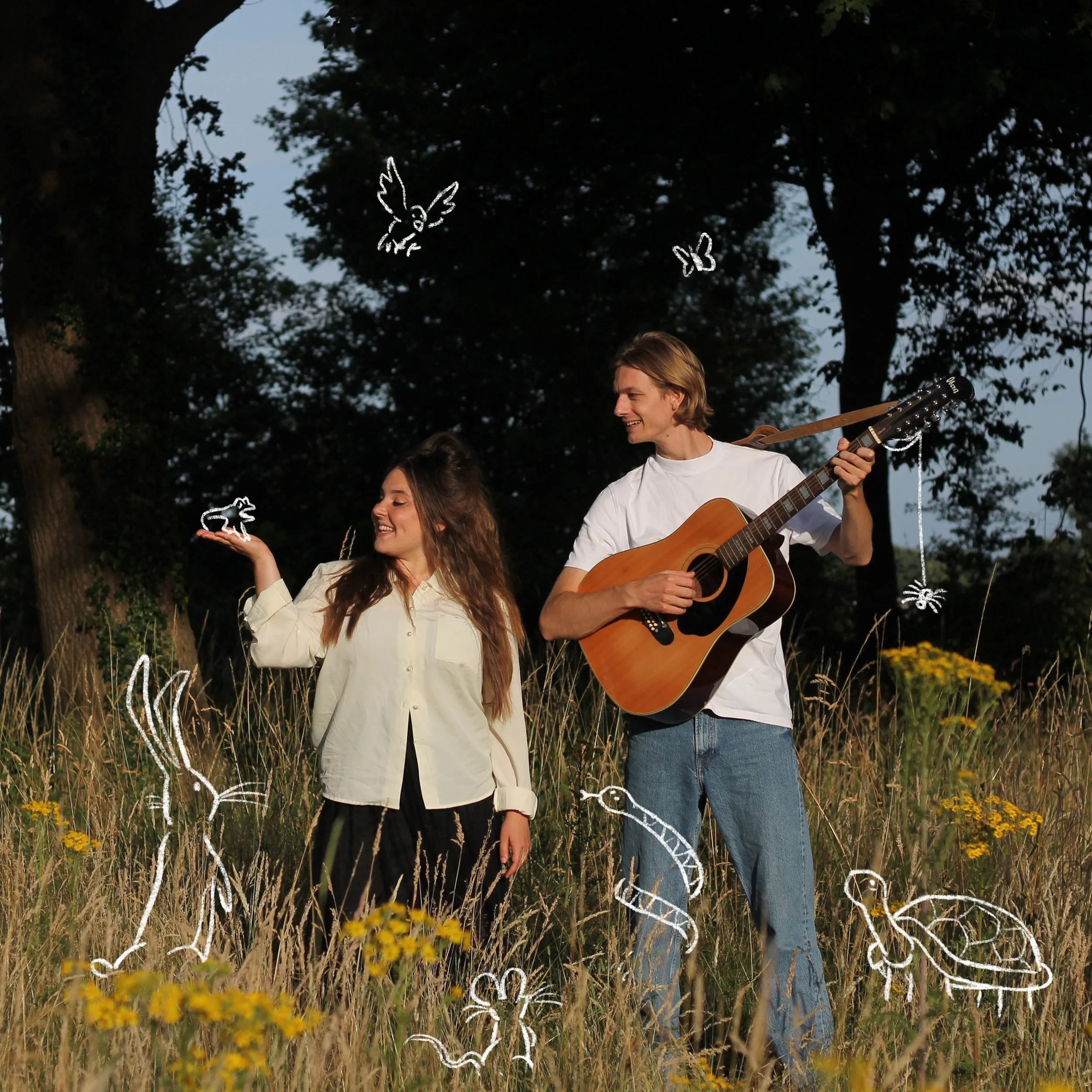Ruben Wetzels en Willemijn Hordijk voor Theatergroep Nooitgedacht.