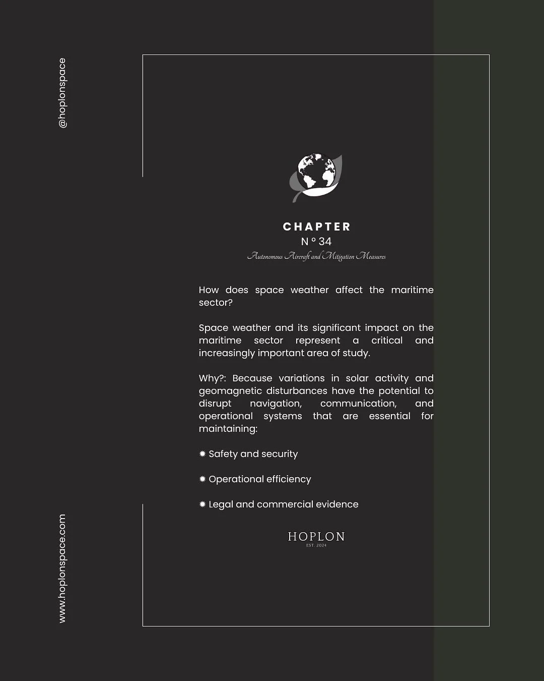 How does space weather affect the maritime sector? 🤔
 
#SpaceWeather ☀️ and its significant impact on the #maritime 🛳️🚢⛴️ sector represent a critical and increasingly important area of study. 📚 
 
Why?: Because variations in solar activity and ge