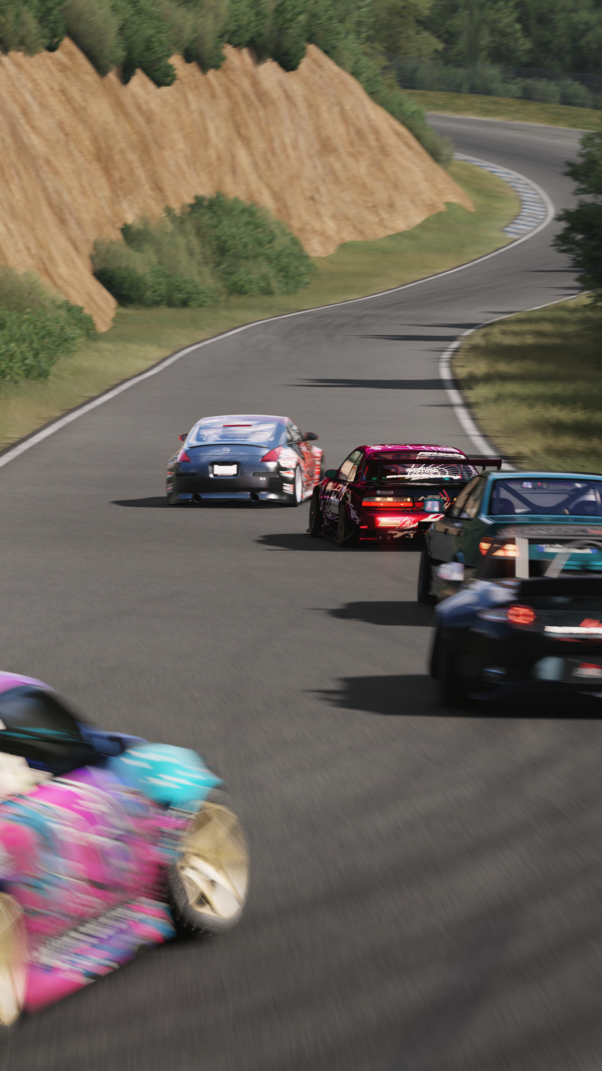 drift cars at ebisu nishi