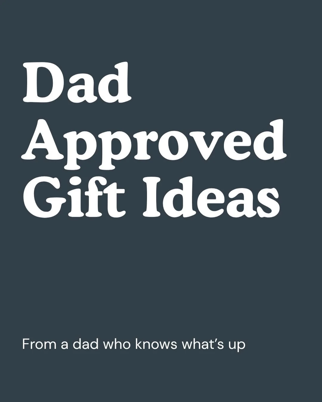 Dads are notoriously tough to shop for, but luckily you have a dad at your fingertips (🙋🏻&zwj;♂️) who can see you up with great recommendations.

I&rsquo;ve got a whole collection of curated ideas for Father&rsquo;s Day. Just comment GIFT and I&rsq