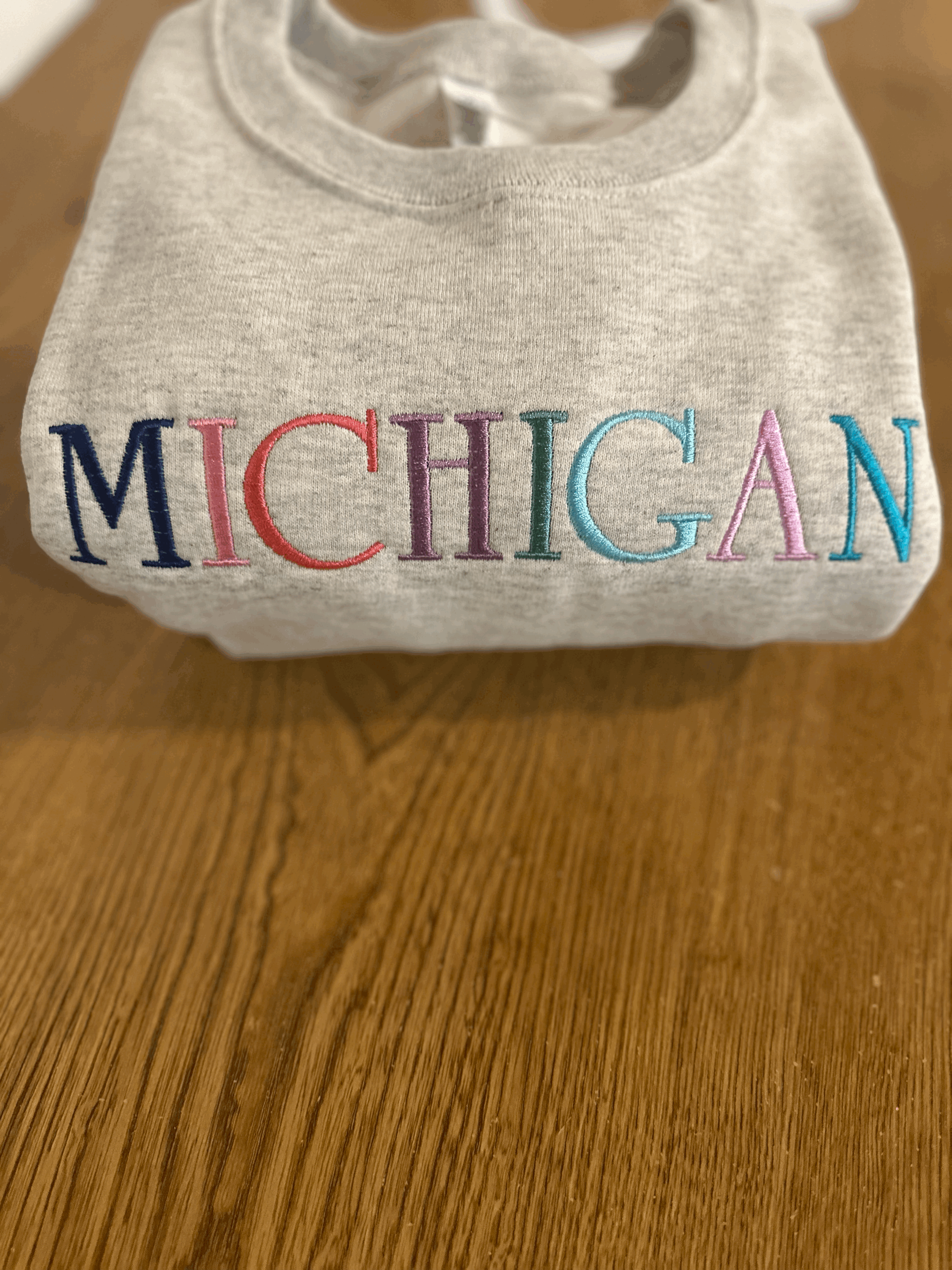 Custom State Colorful Crewneck
