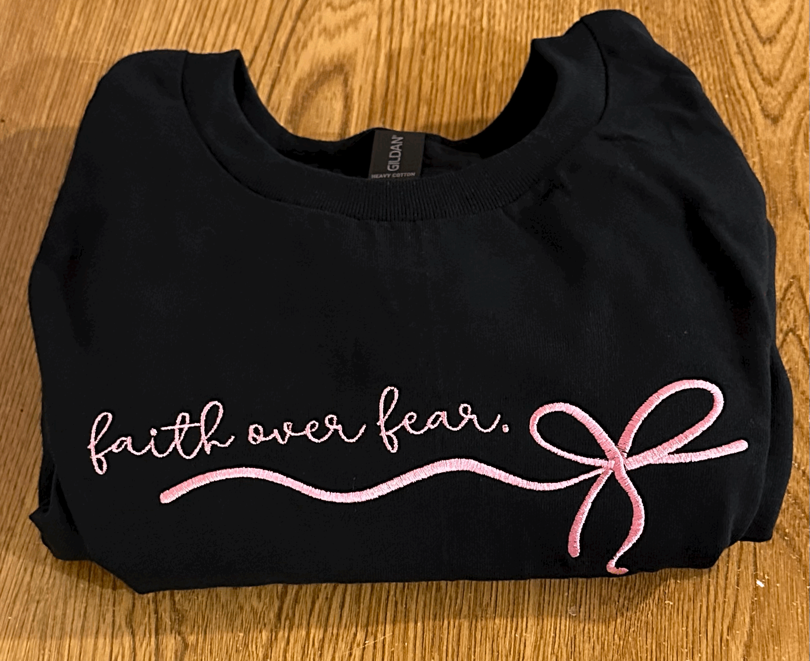 Faith Over Fear Bow T-Shirt