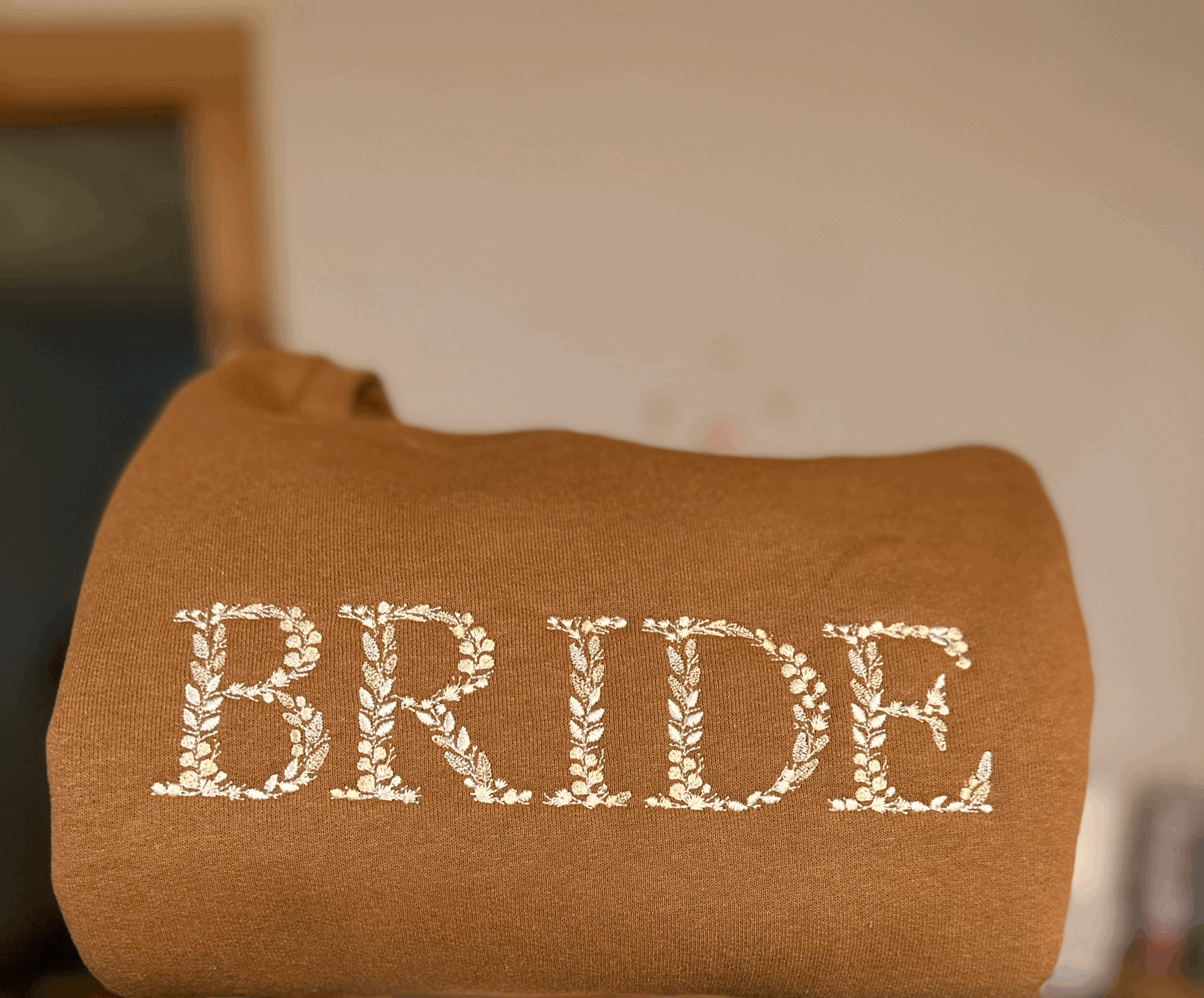 Bride Floral Crewneck