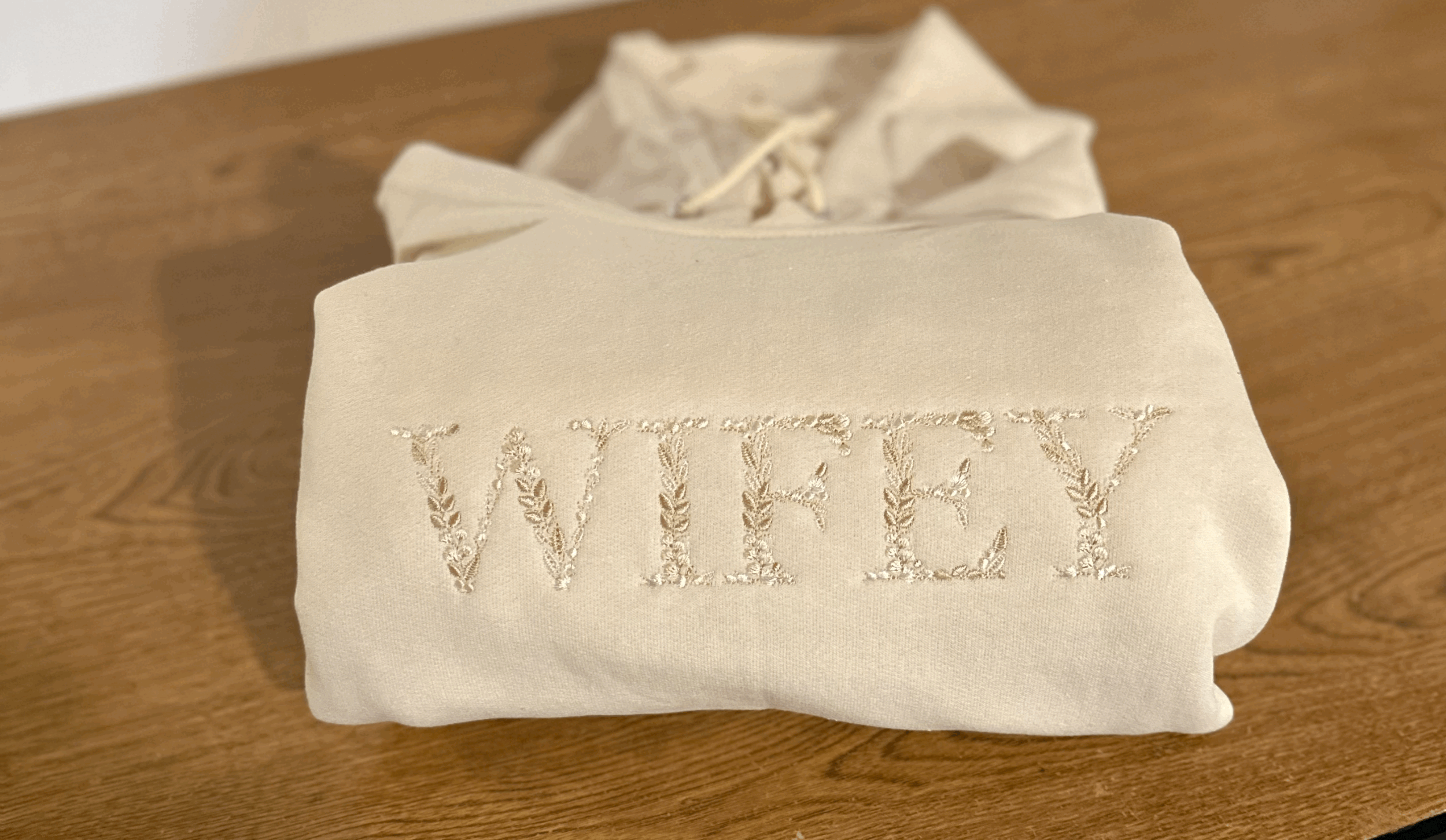Wifey Floral Hoodie