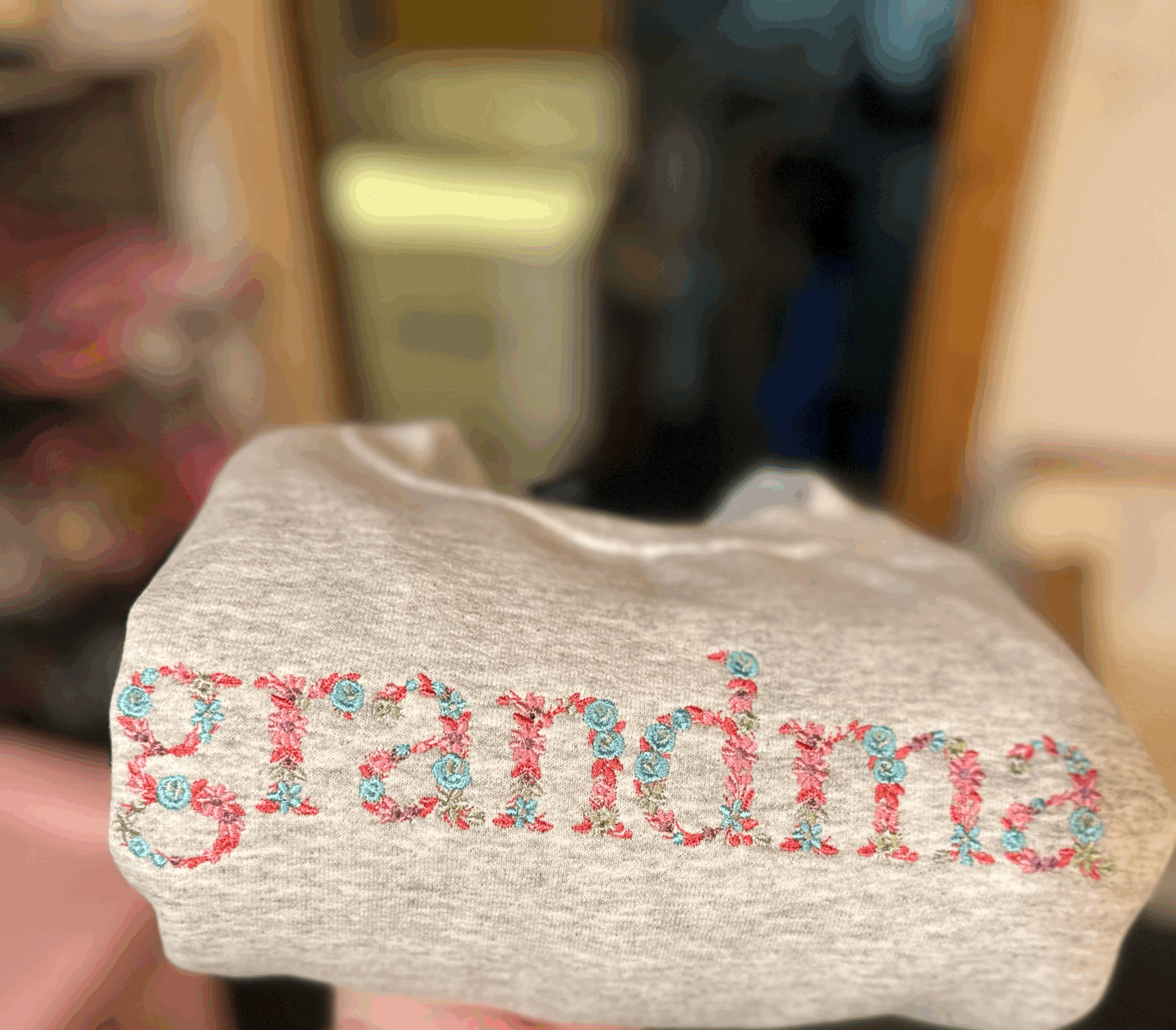 Grandma Floral Crewneck