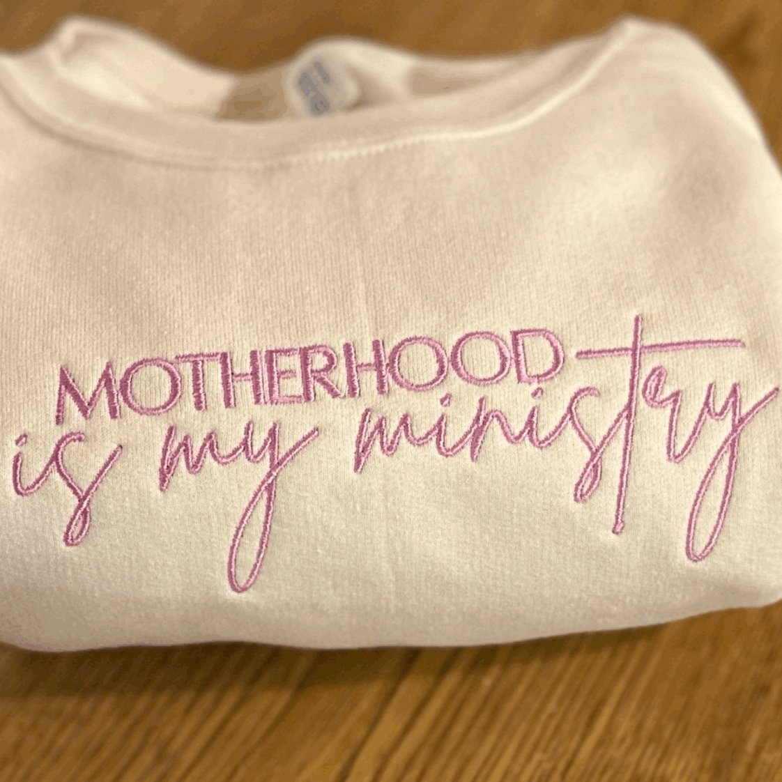 Motherhood Is My Ministry Crewneck